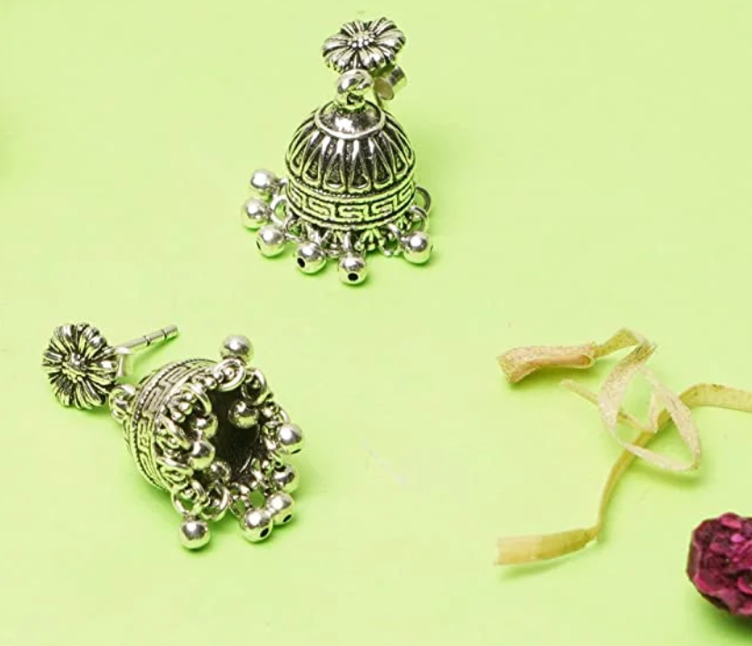 Zigzag Jhumki With Ghoongroo