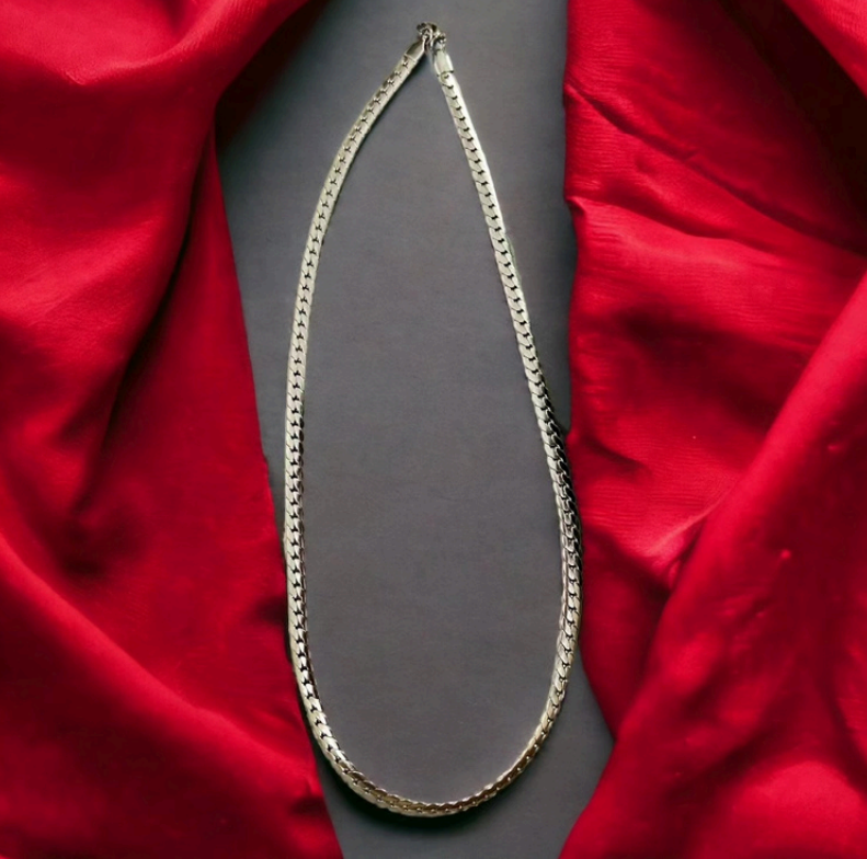 Elegant Silver Chain Necklace
