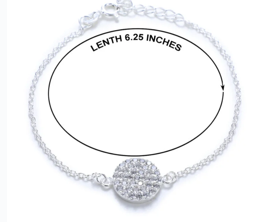 Silver Charm Chain Bracelet