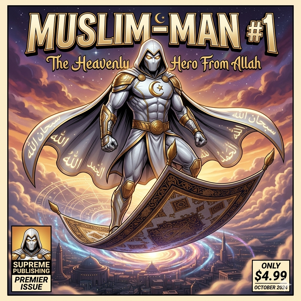Muslim-Man 1: The Heavenly Hero From Allah (Comic Book)