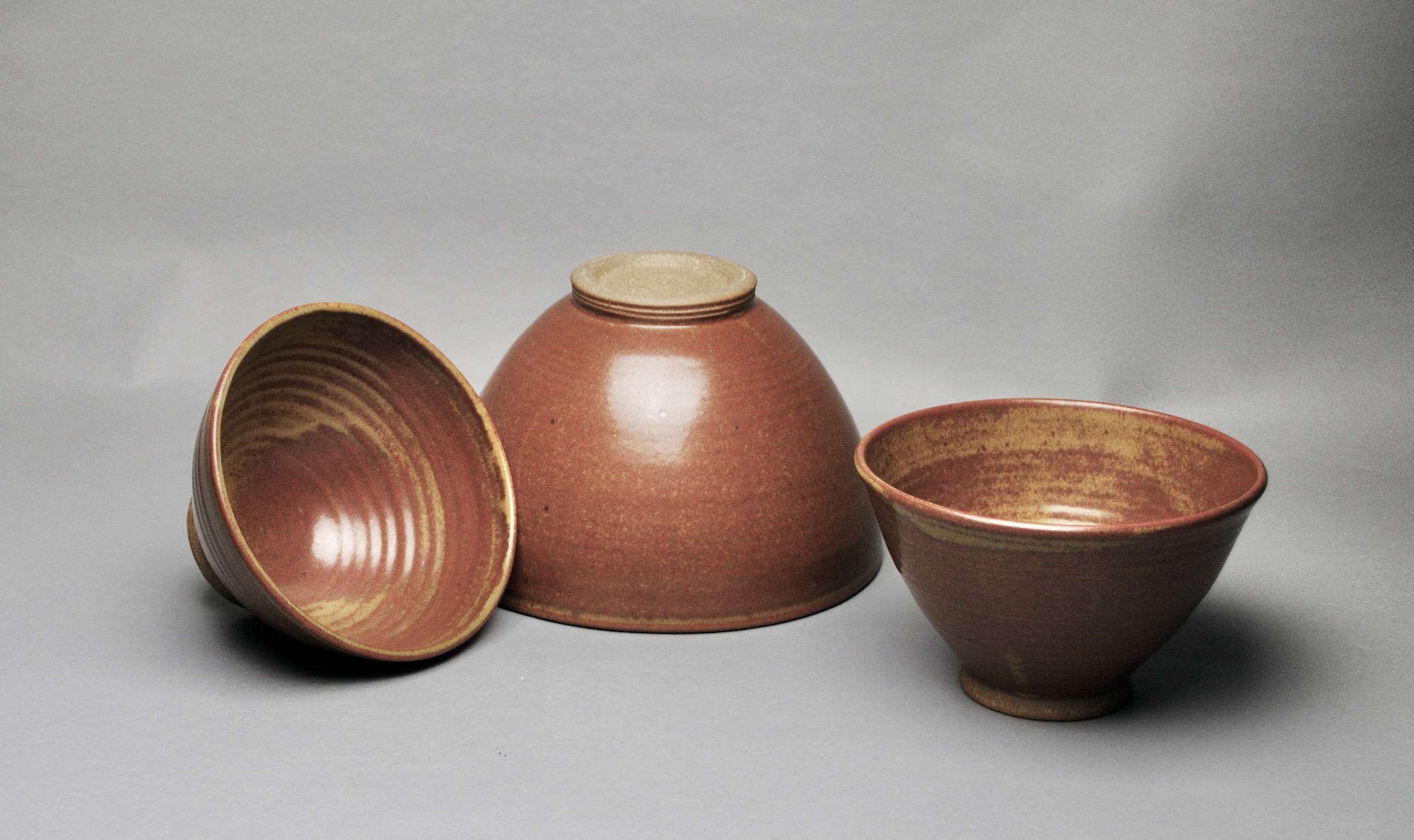 Handmade Salad Serving Bowl Z 24  Set with Two  Bowls