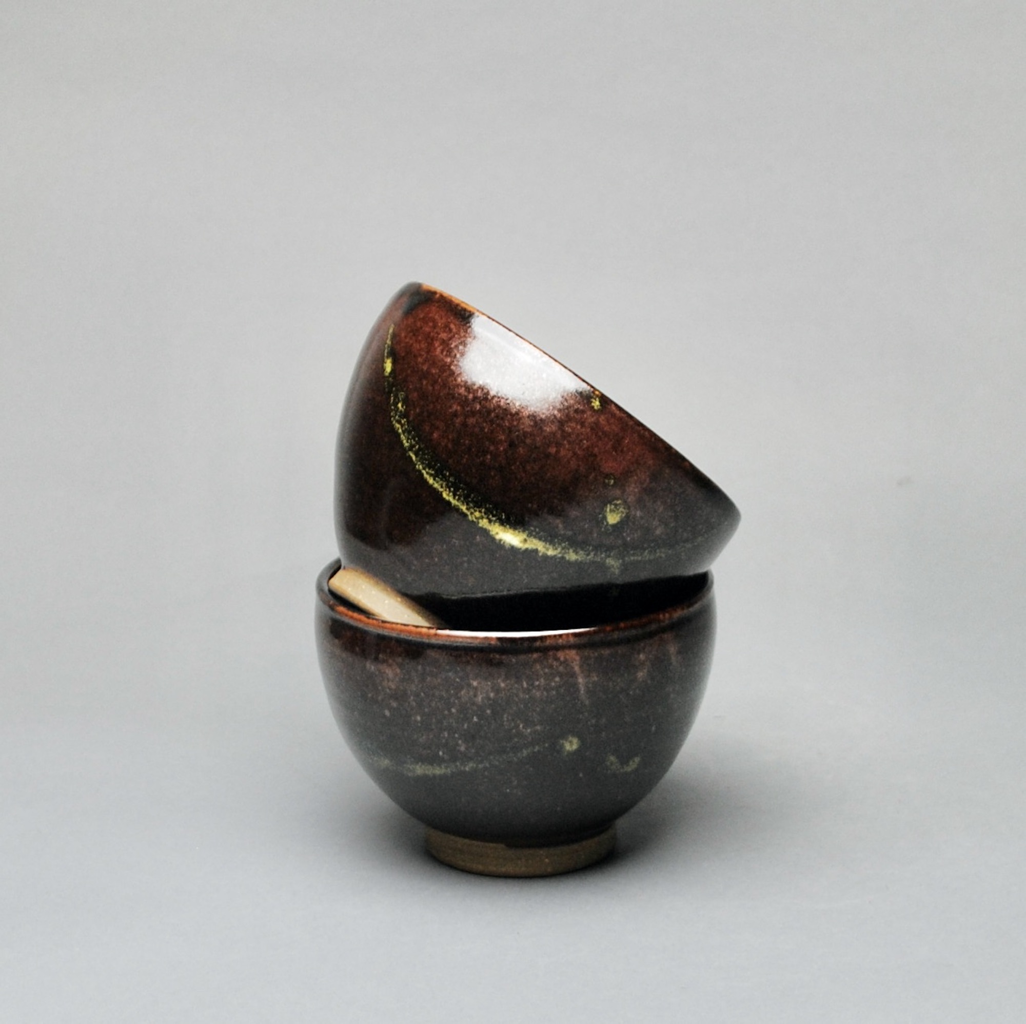 Handmade Bowls Stoneware set of Two Y 98