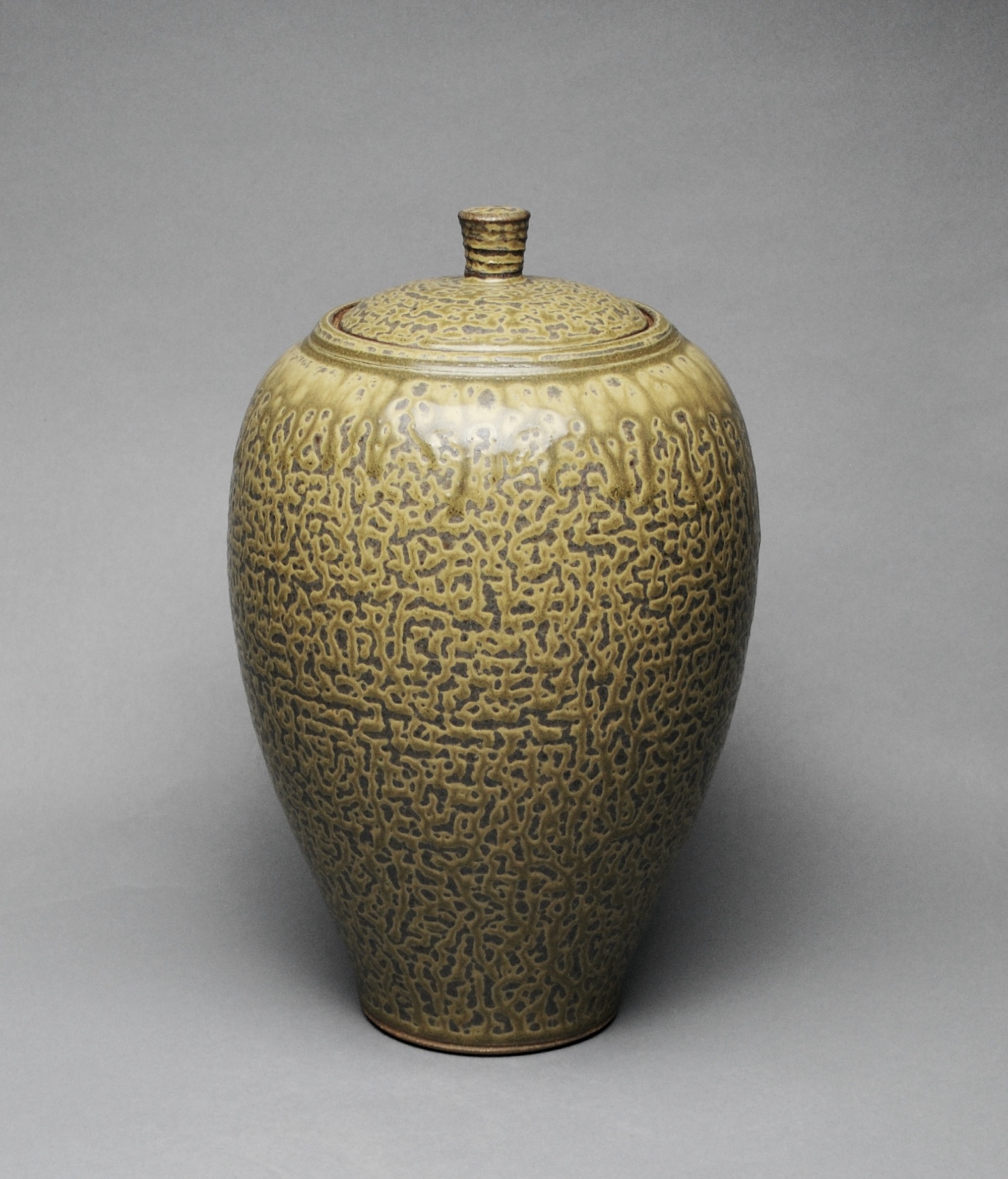 Covered Jar Handmade Z 12