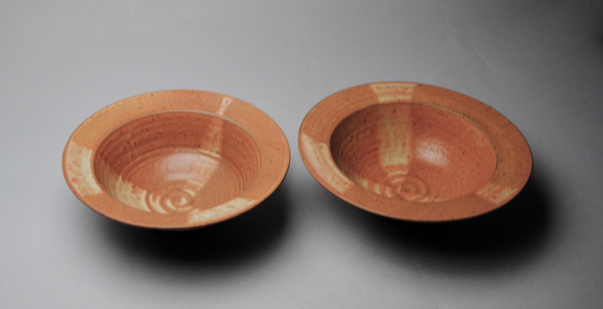 Handmade Stoneware Bowl Set of Two Y 57
