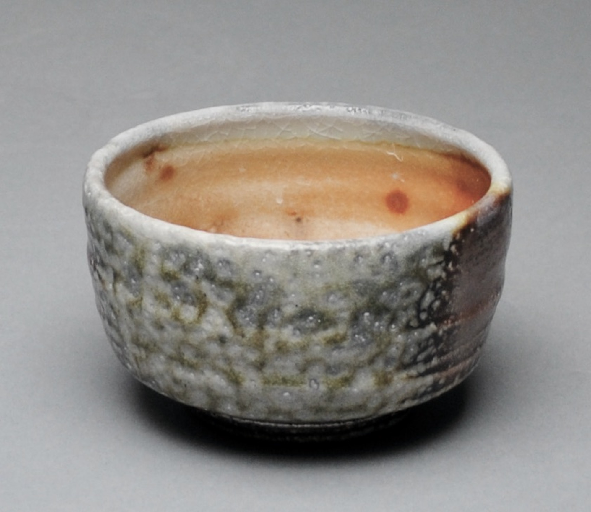 Handmade Porcelain Teabowl Chawan Wood Fired Y 55  