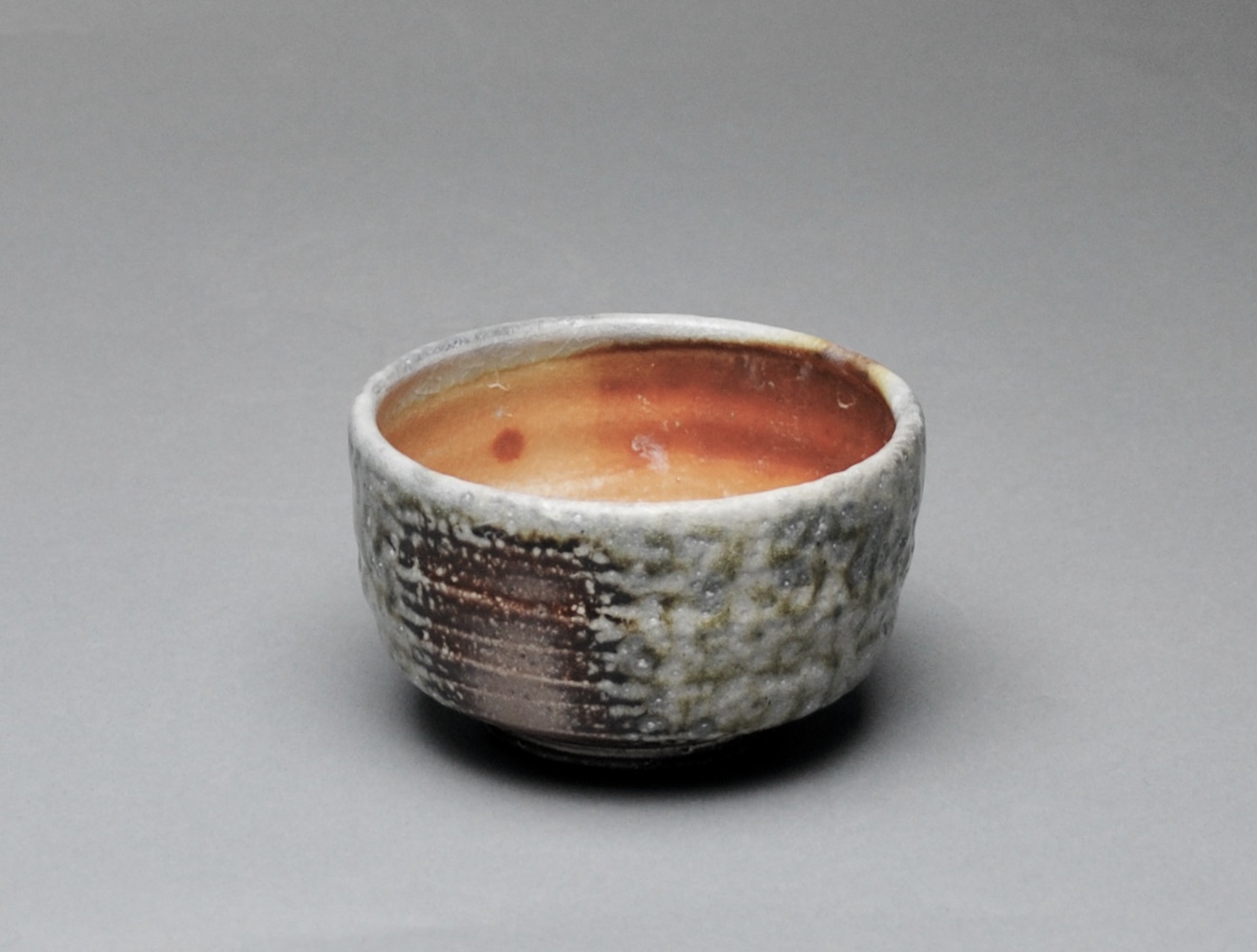 Handmade Porcelain Teabowl Chawan Wood Fired Y 55  
