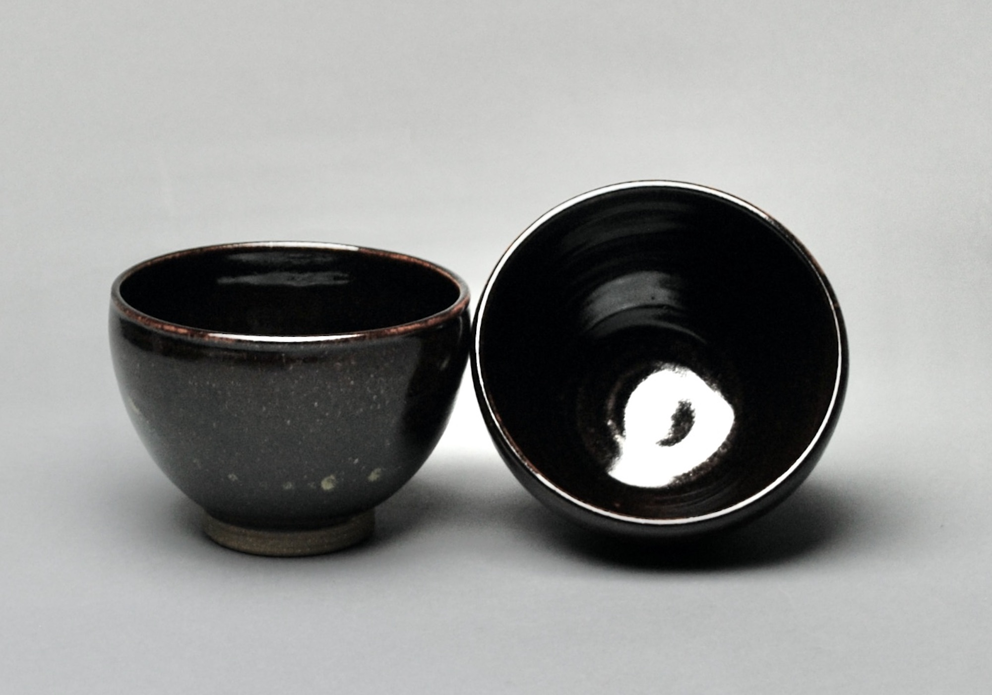 Handmade Bowls Stoneware set of Two Y 98