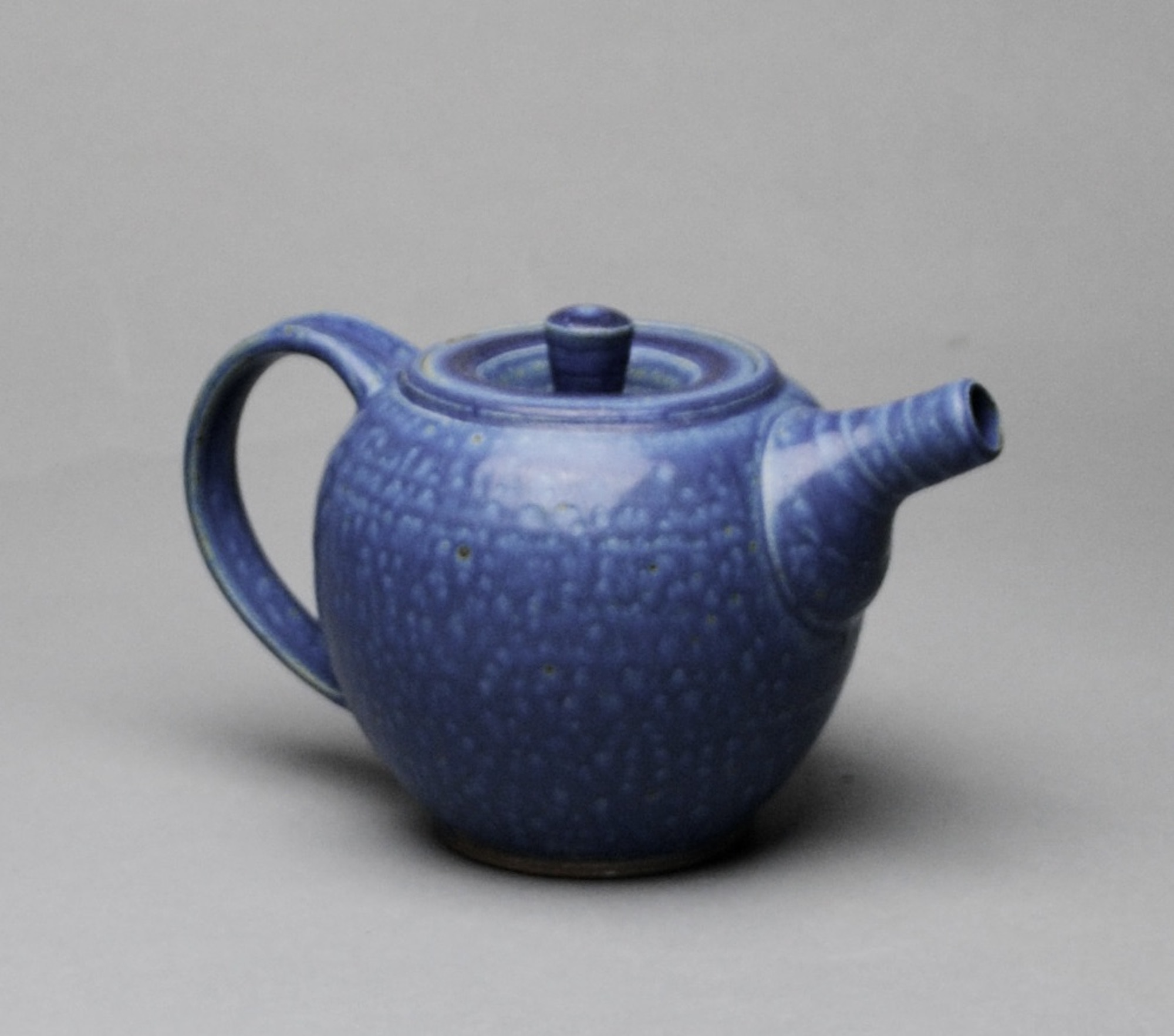 Handmade Blue Ceramic Teapot Z 4