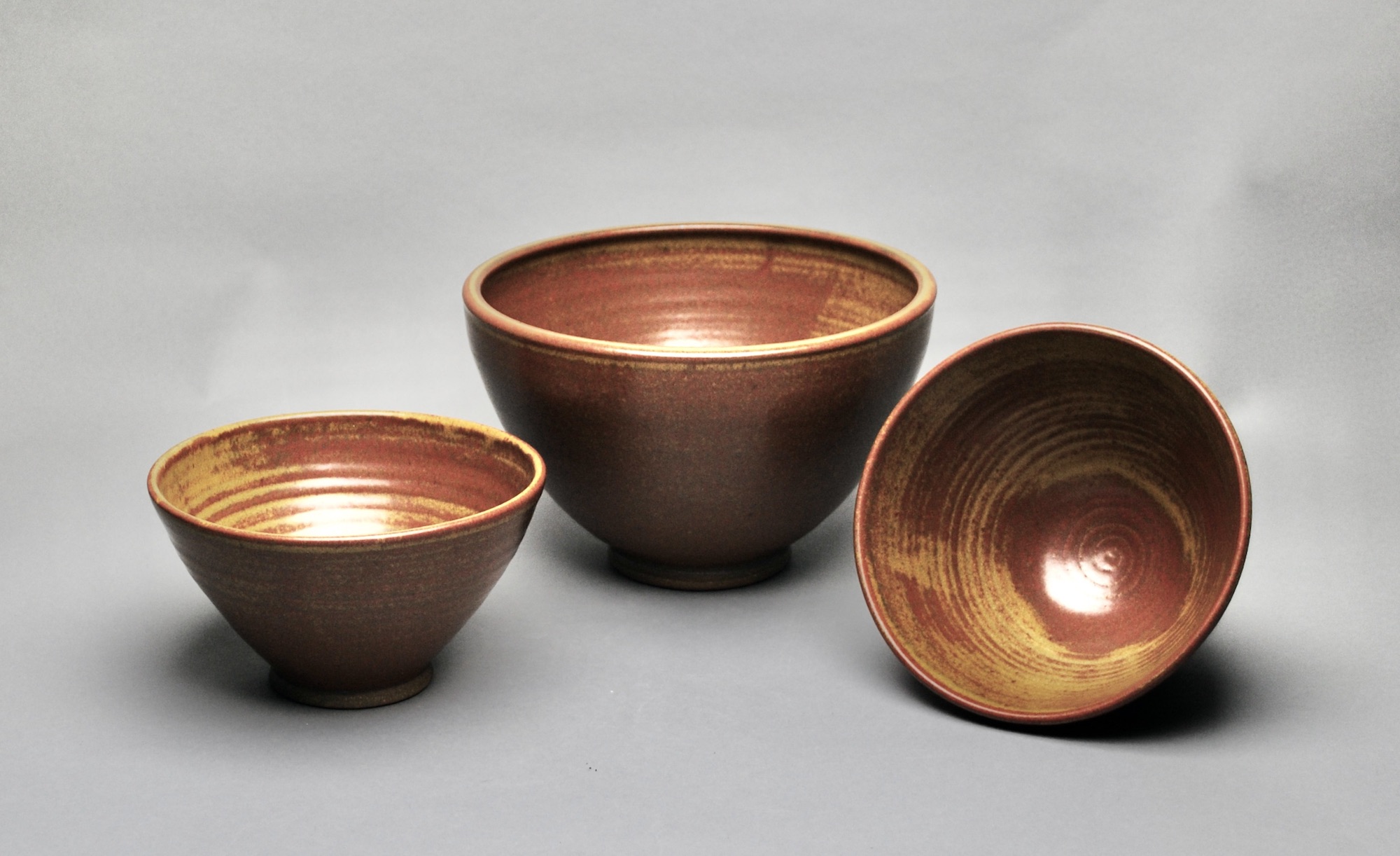 Handmade Salad Serving Bowl Z 24  Set with Two  Bowls