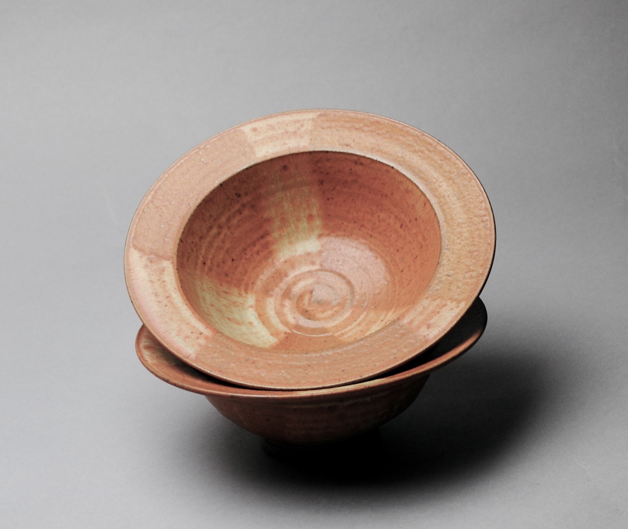 Handmade Stoneware Bowl Set of Two Y 57