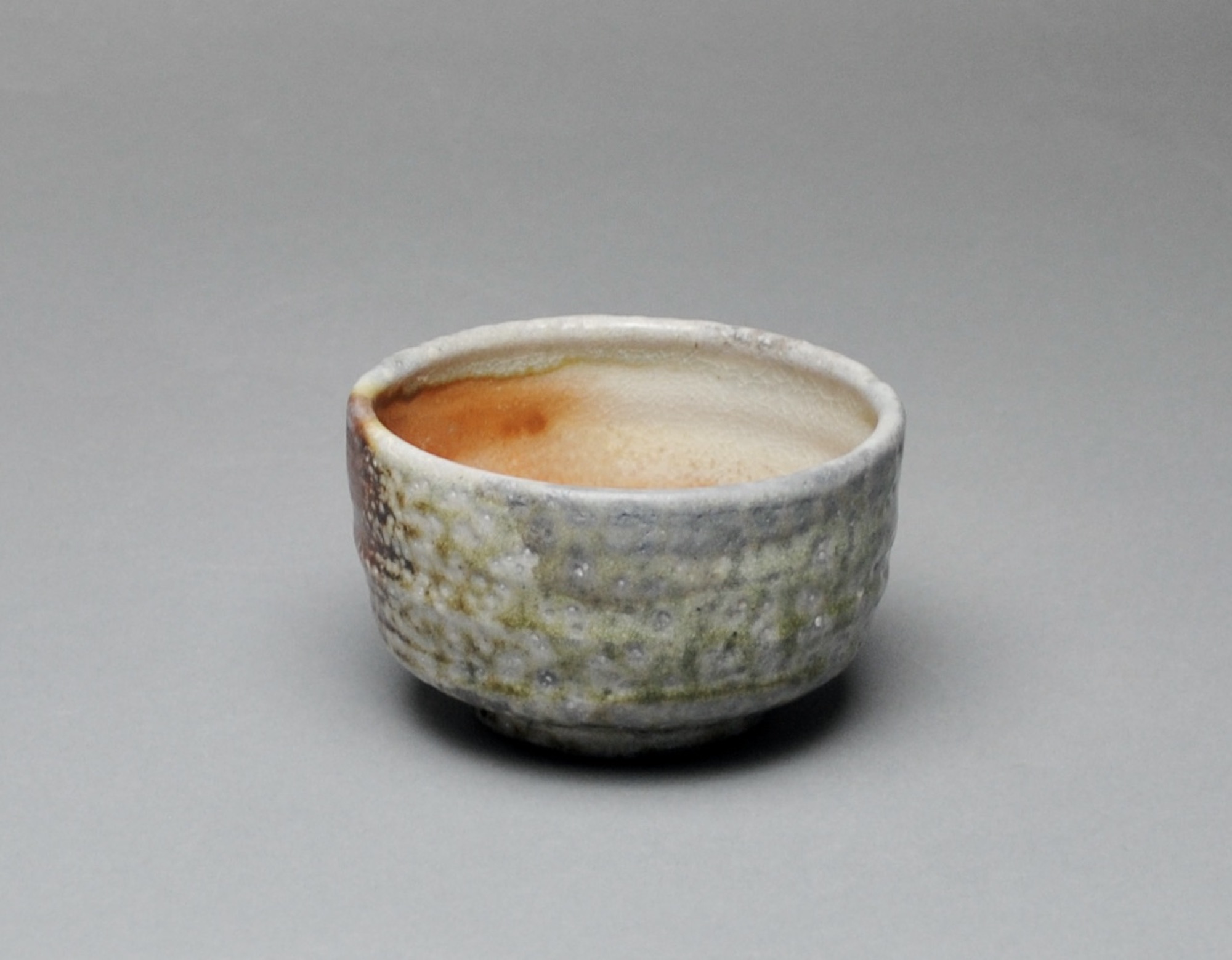 Handmade Porcelain Teabowl Chawan Wood Fired Y 55  