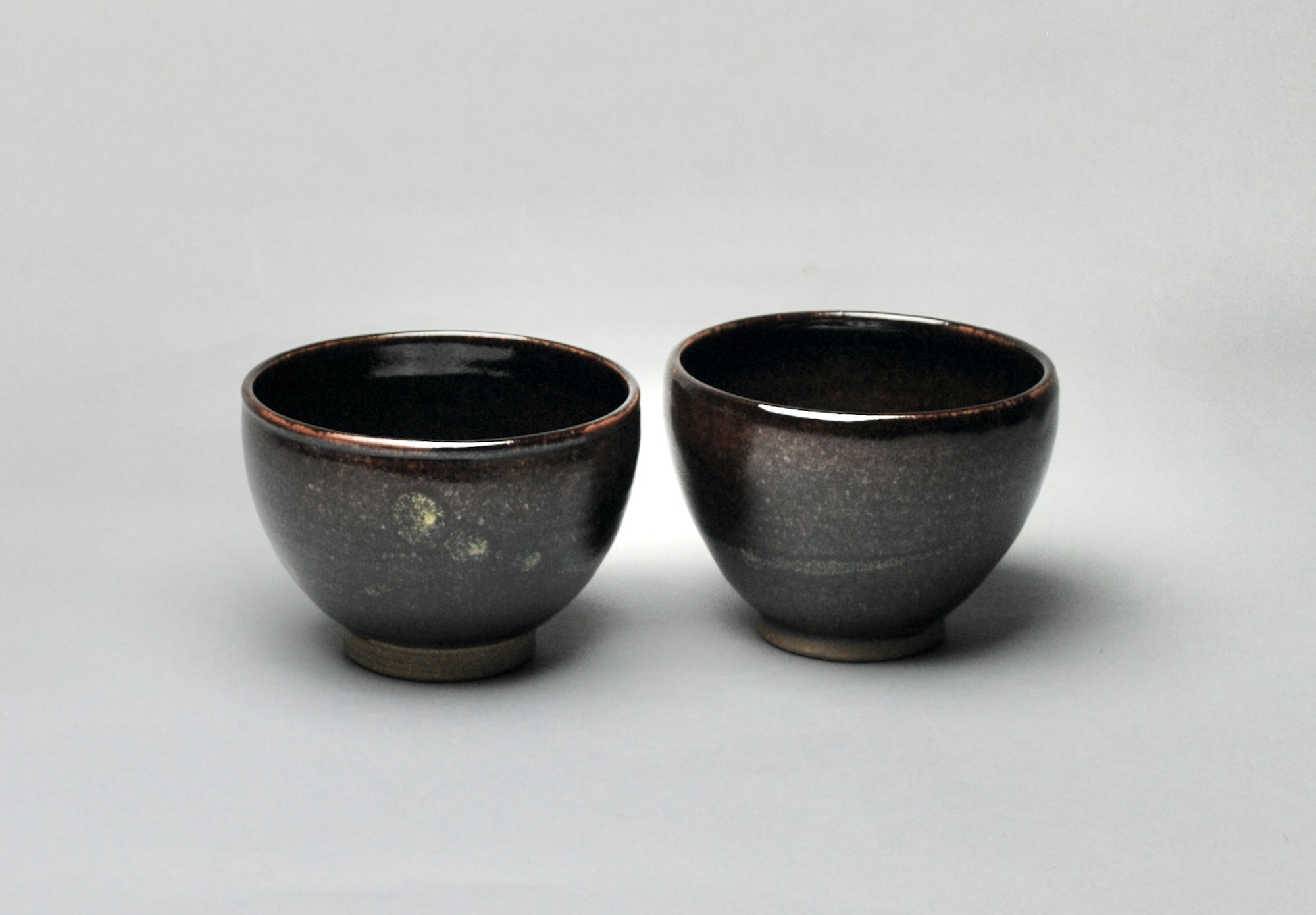 Handmade Bowls Stoneware set of Two Y 98