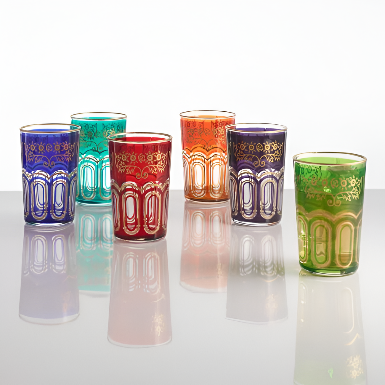 Moroccan Tea Glasses Set