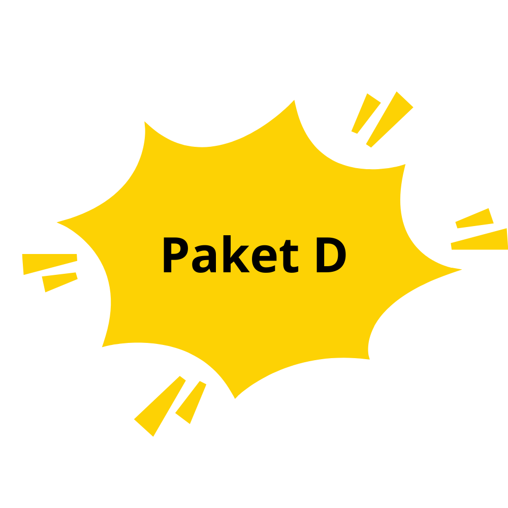 Paket D | 3,5 Jam