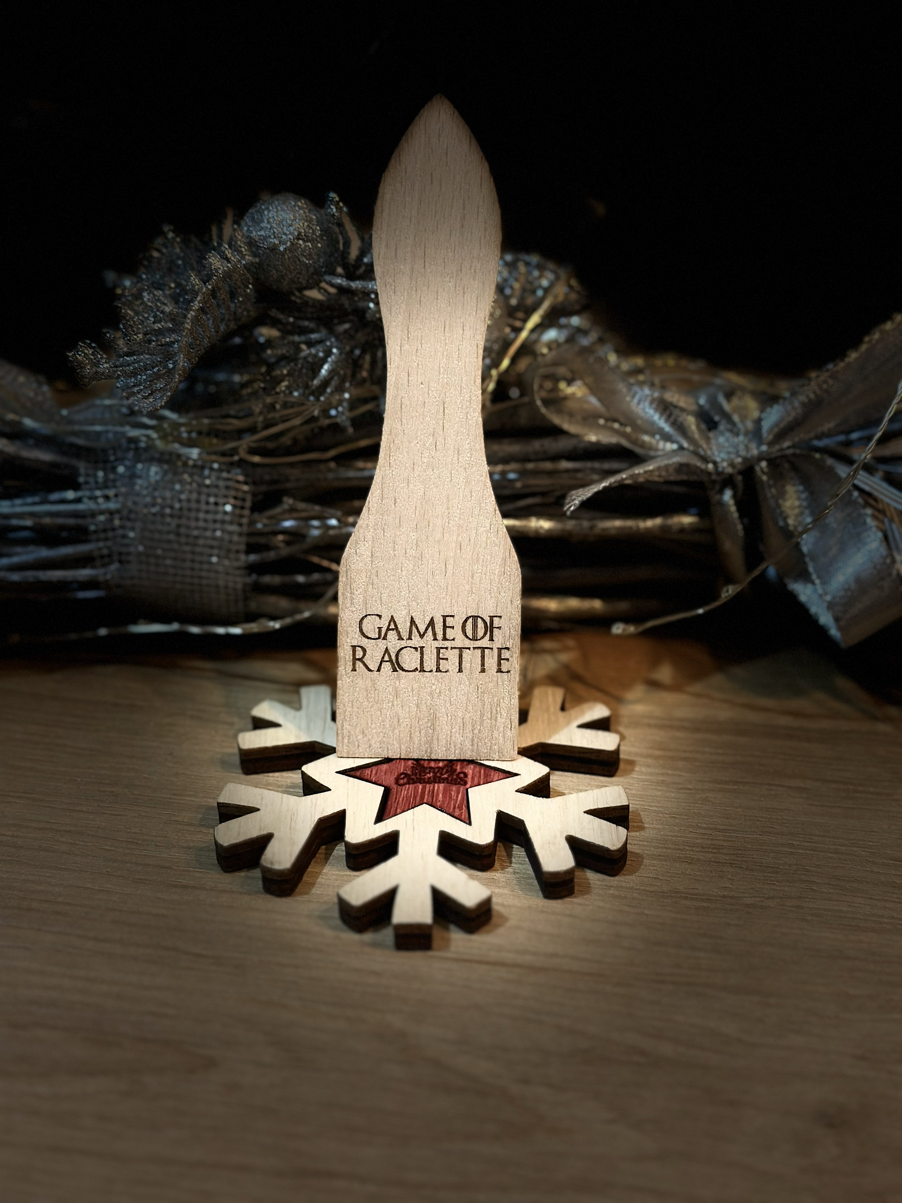 Lot de 6 Spatules à raclette "Séries/Film" 