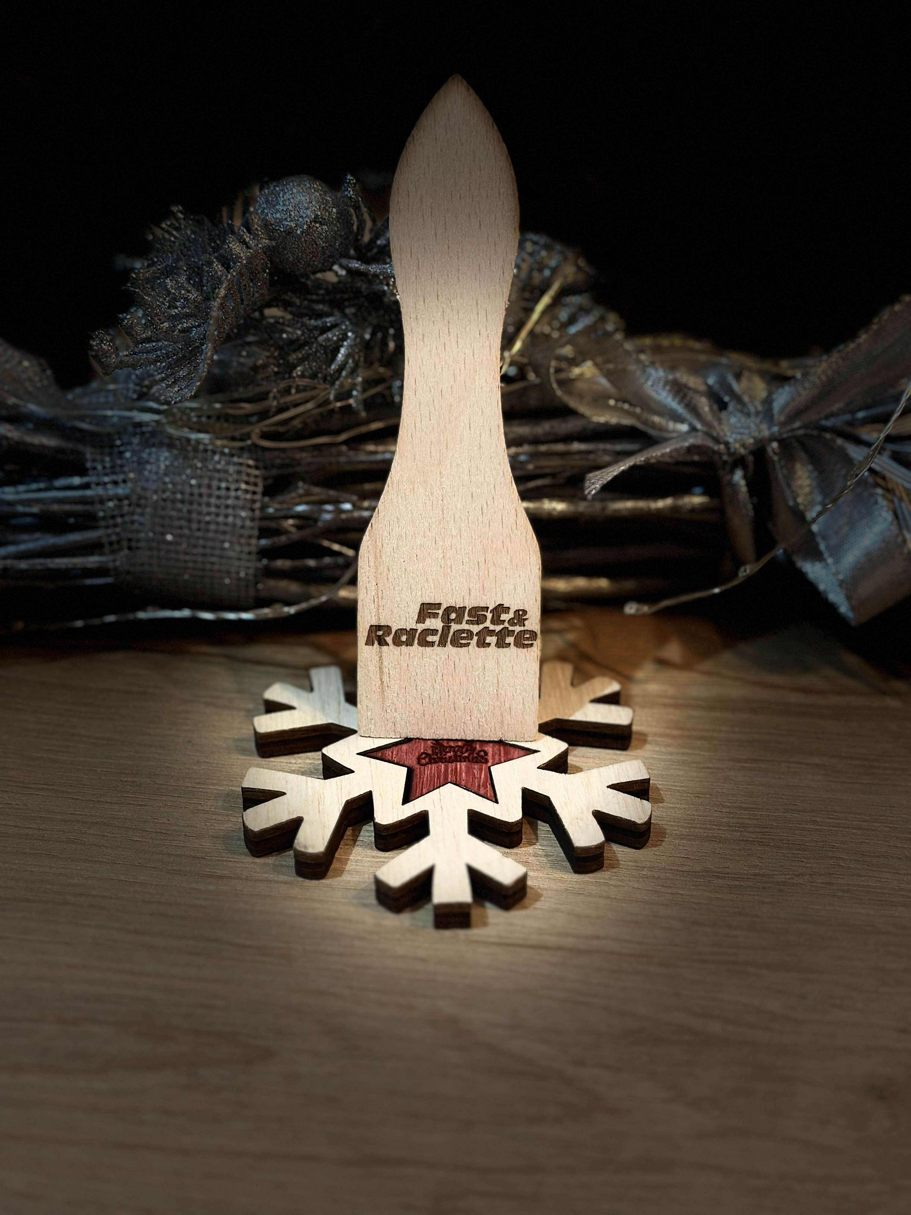 Lot de 6 Spatules à raclette "Séries/Film" 