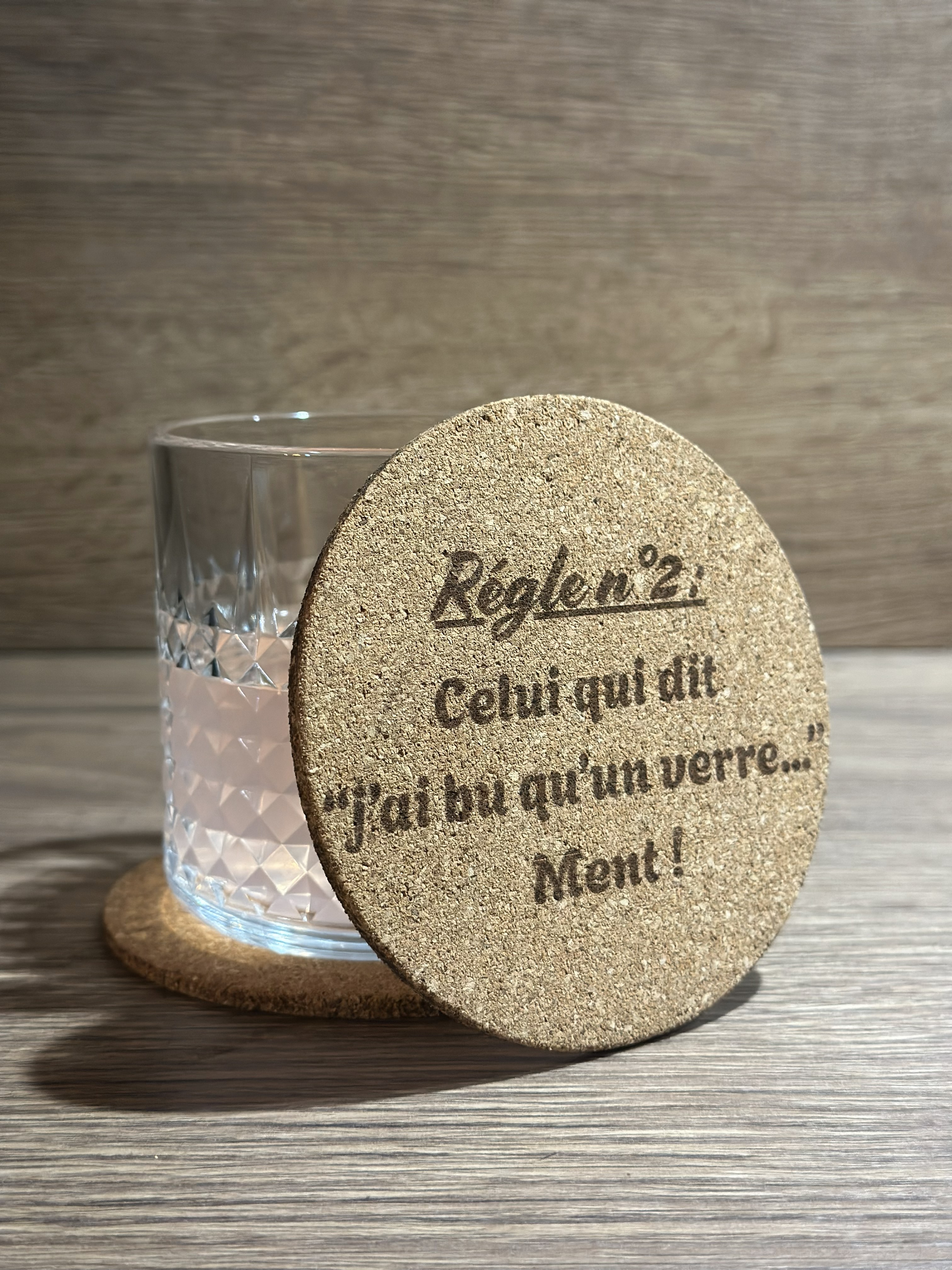 Lot de 6 sous-verres "Les règles"