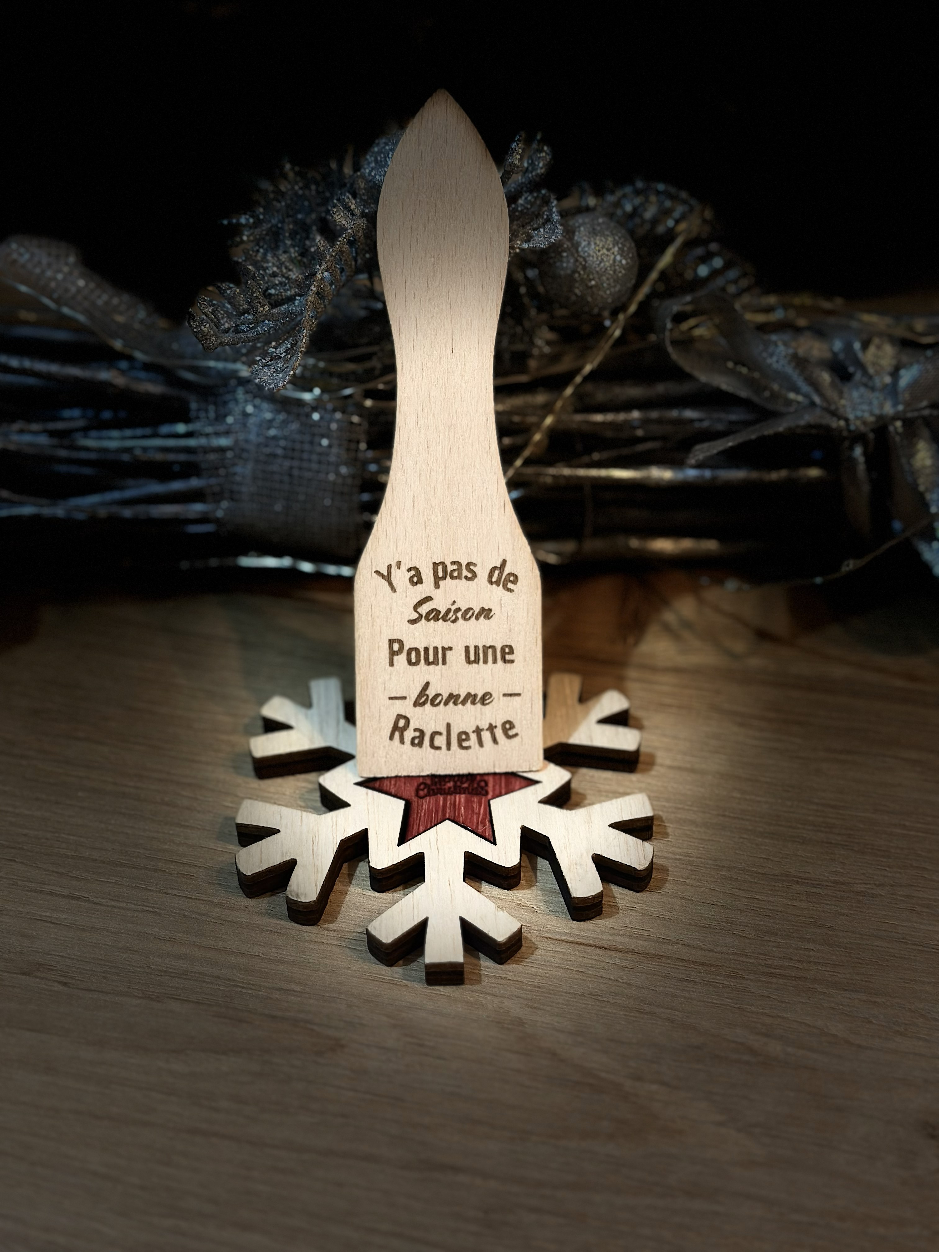 Lot de 6 Spatules à raclette 