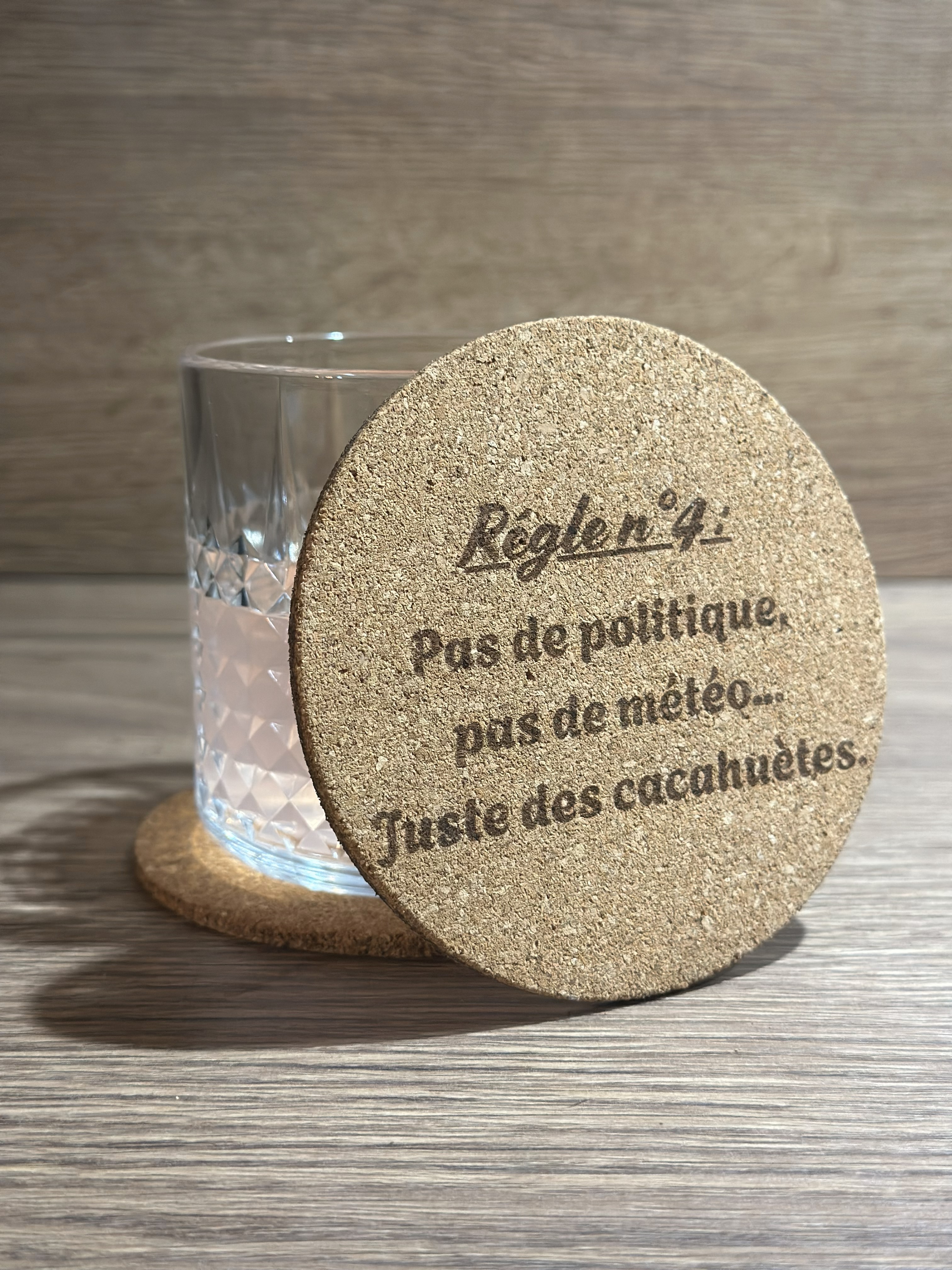 Lot de 6 sous-verres "Les règles"