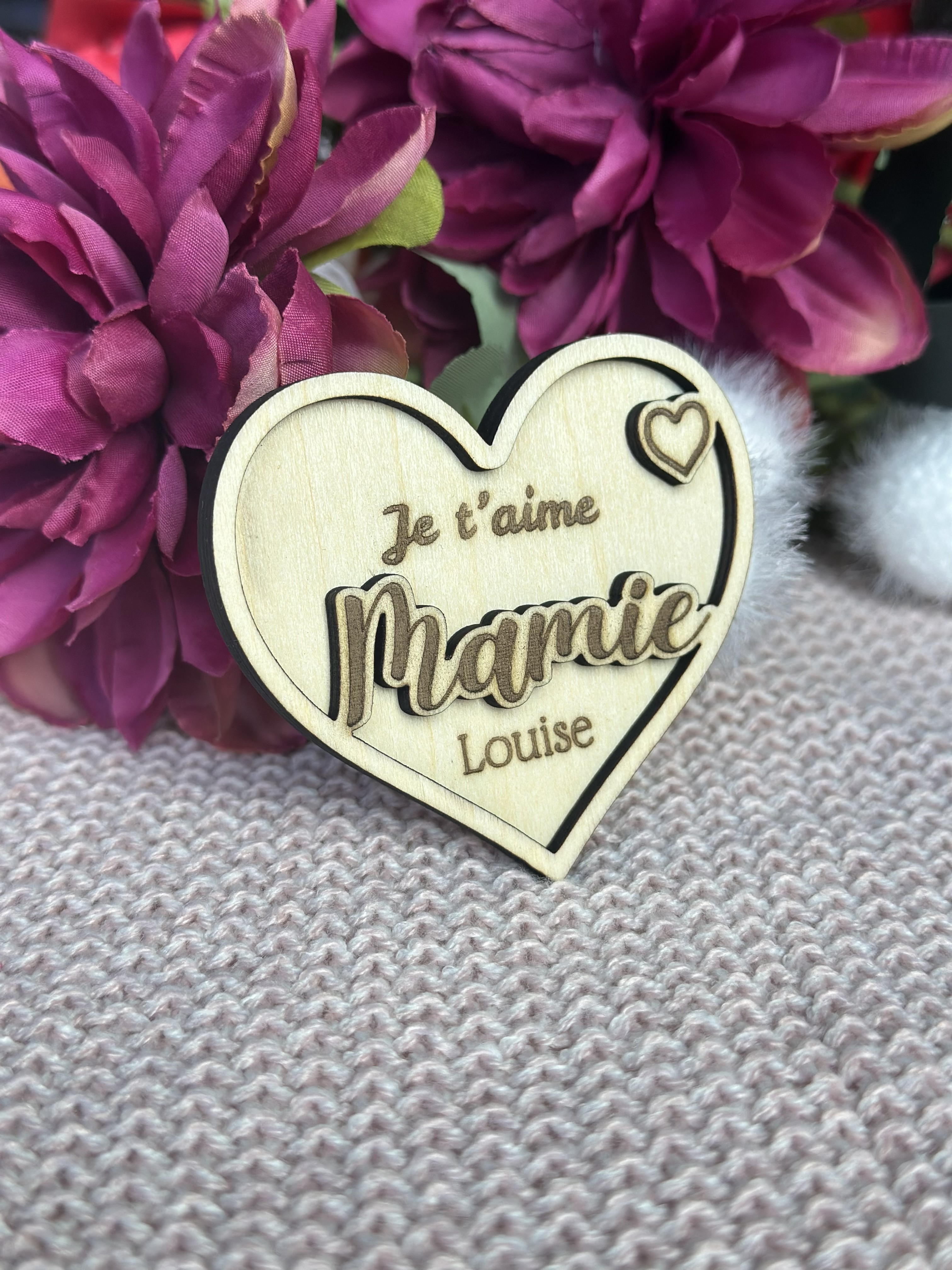 Magnet Je t'aime Mamie