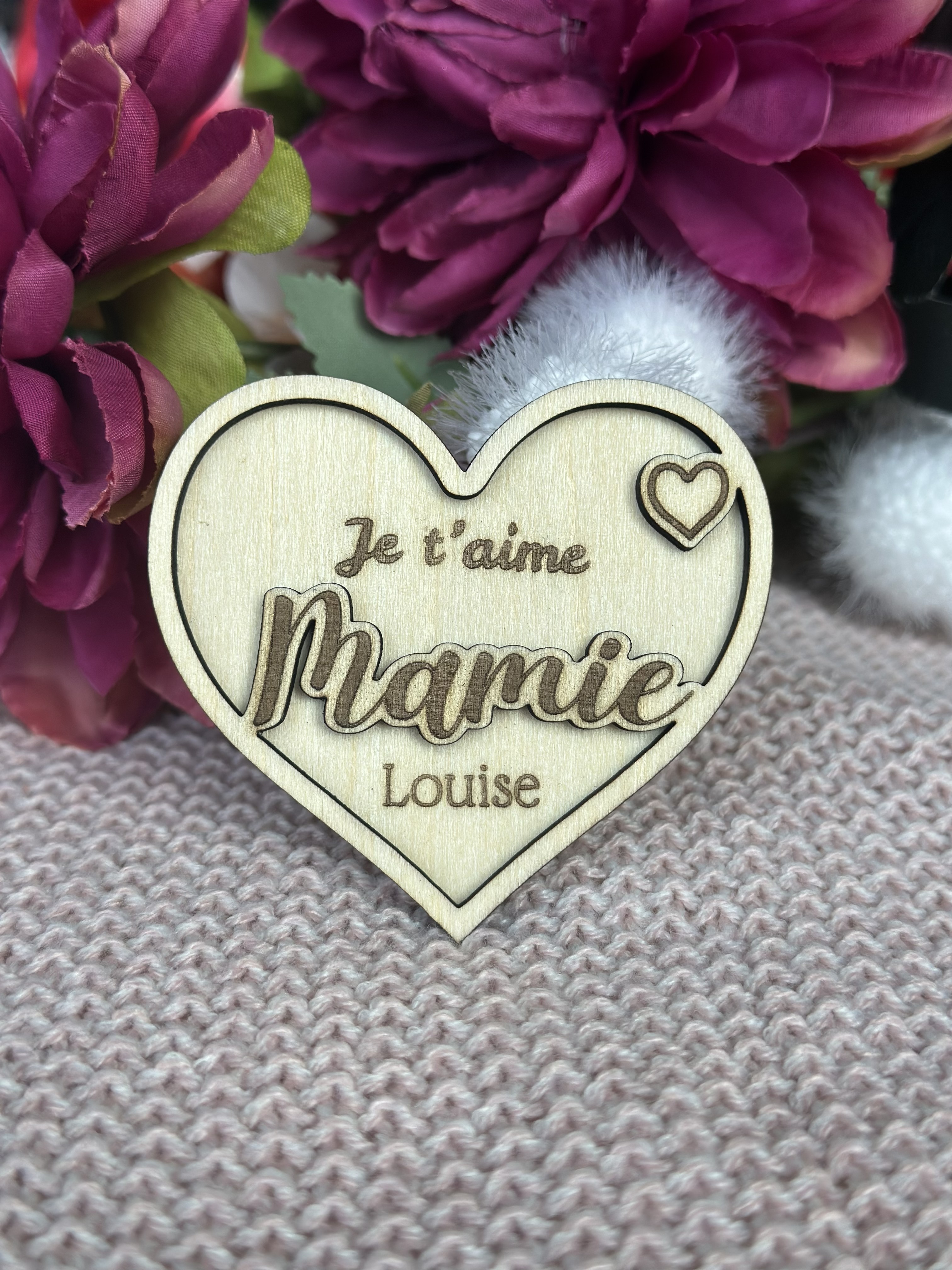 Magnet Je t'aime Mamie 