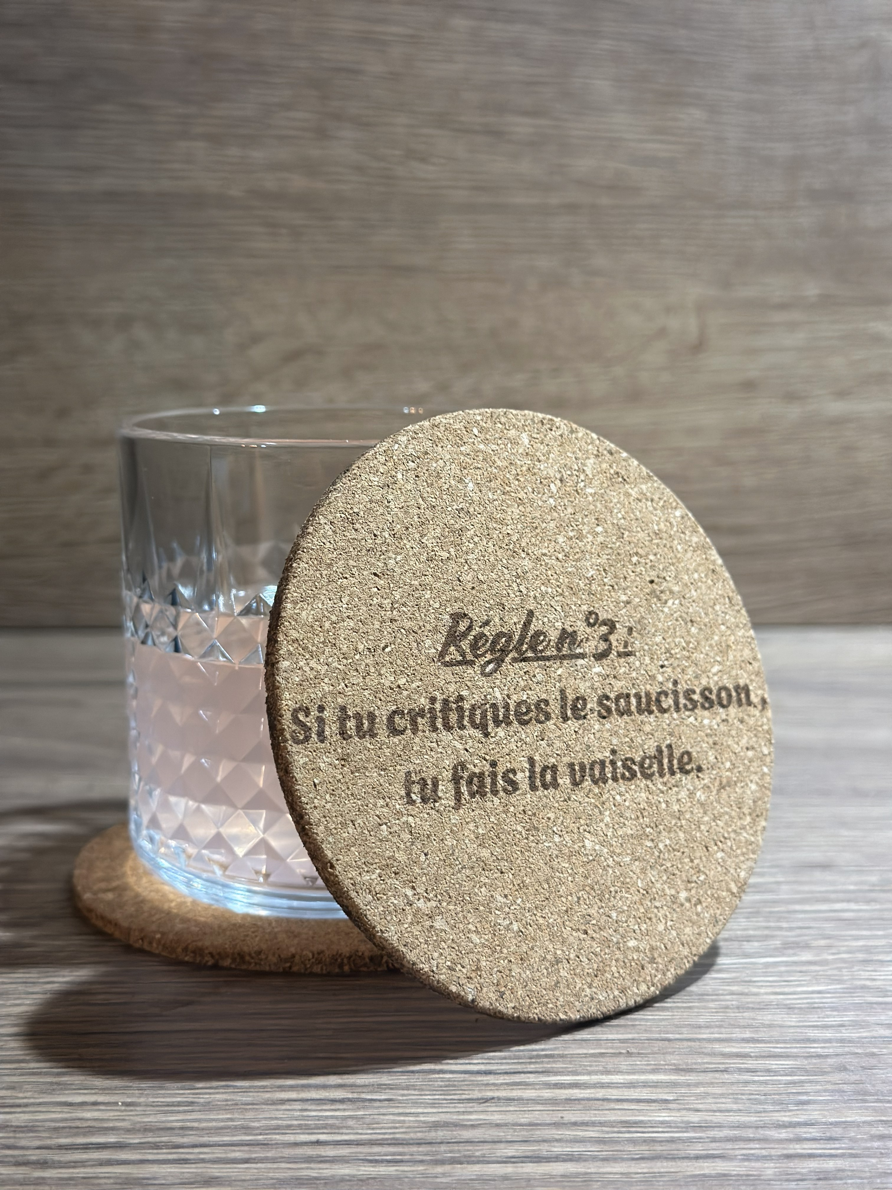 Lot de 6 sous-verres "Les règles"