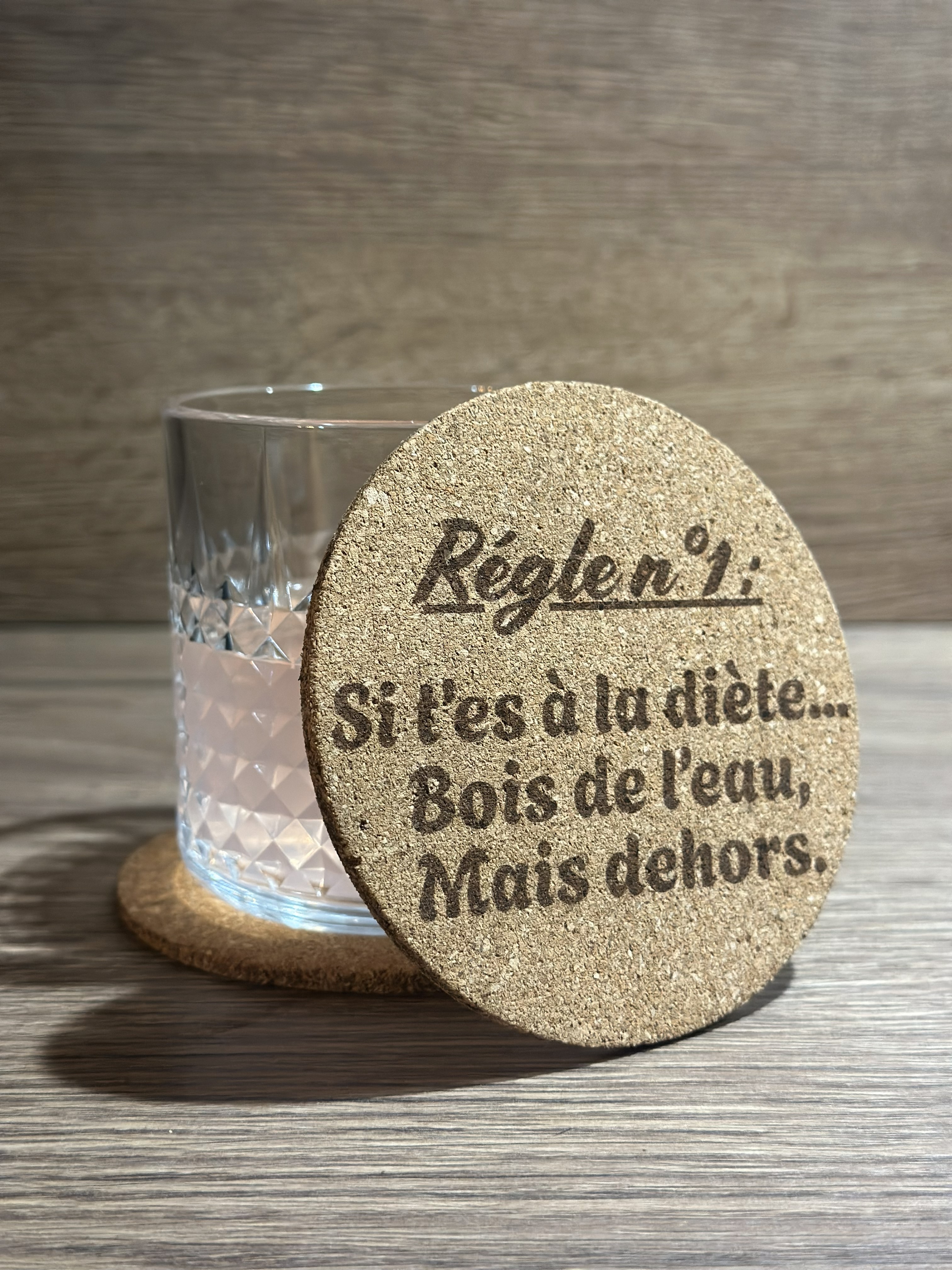 Lot de 6 sous-verres "Les règles"