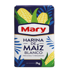 Harina de maíz blanco Mary 900 grs