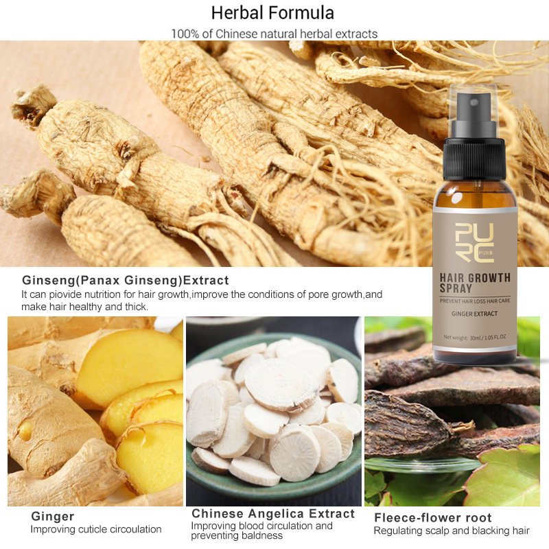 Spray para el crecimiento del cabello