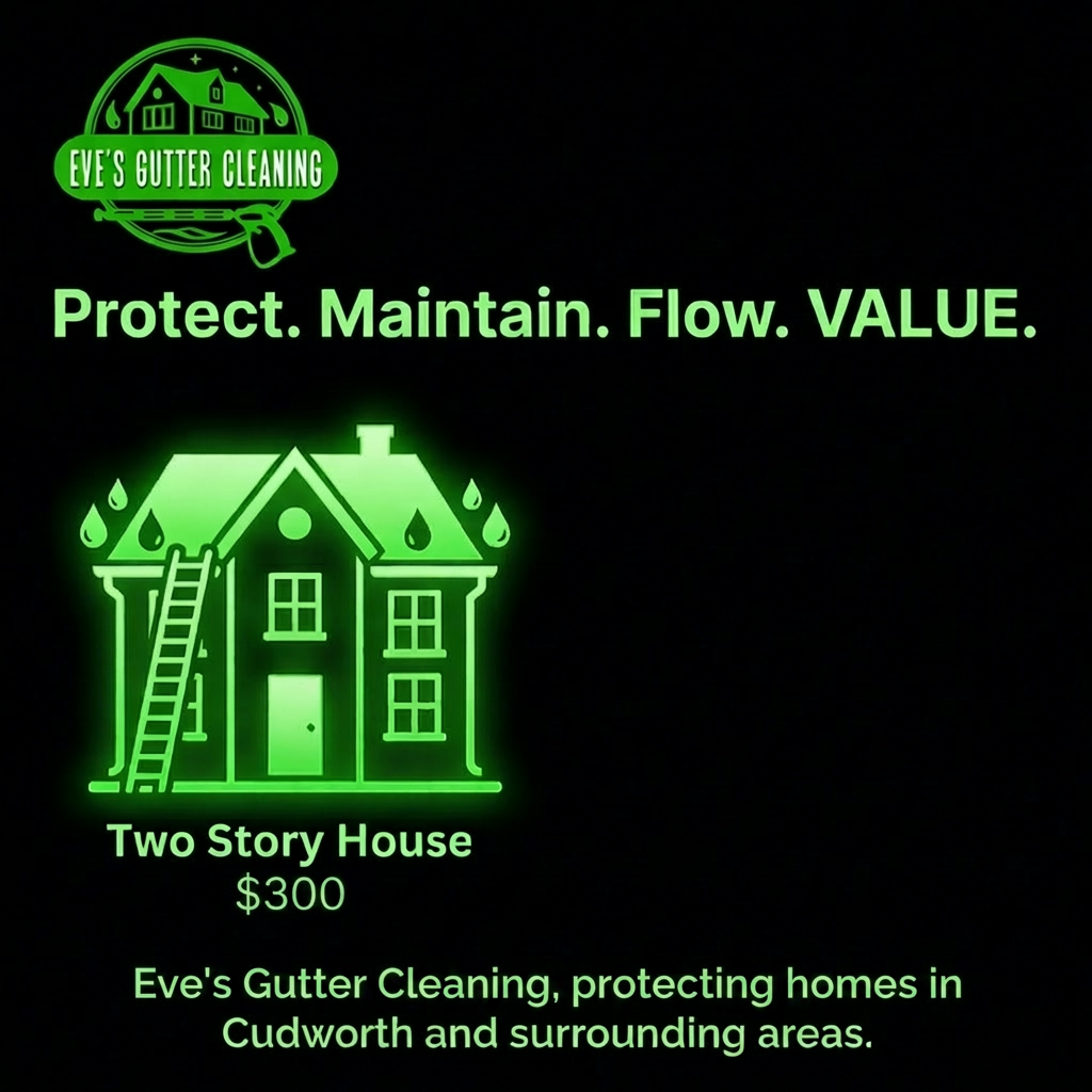 Gutter Cleaning - Two Story House - Minumum Charge