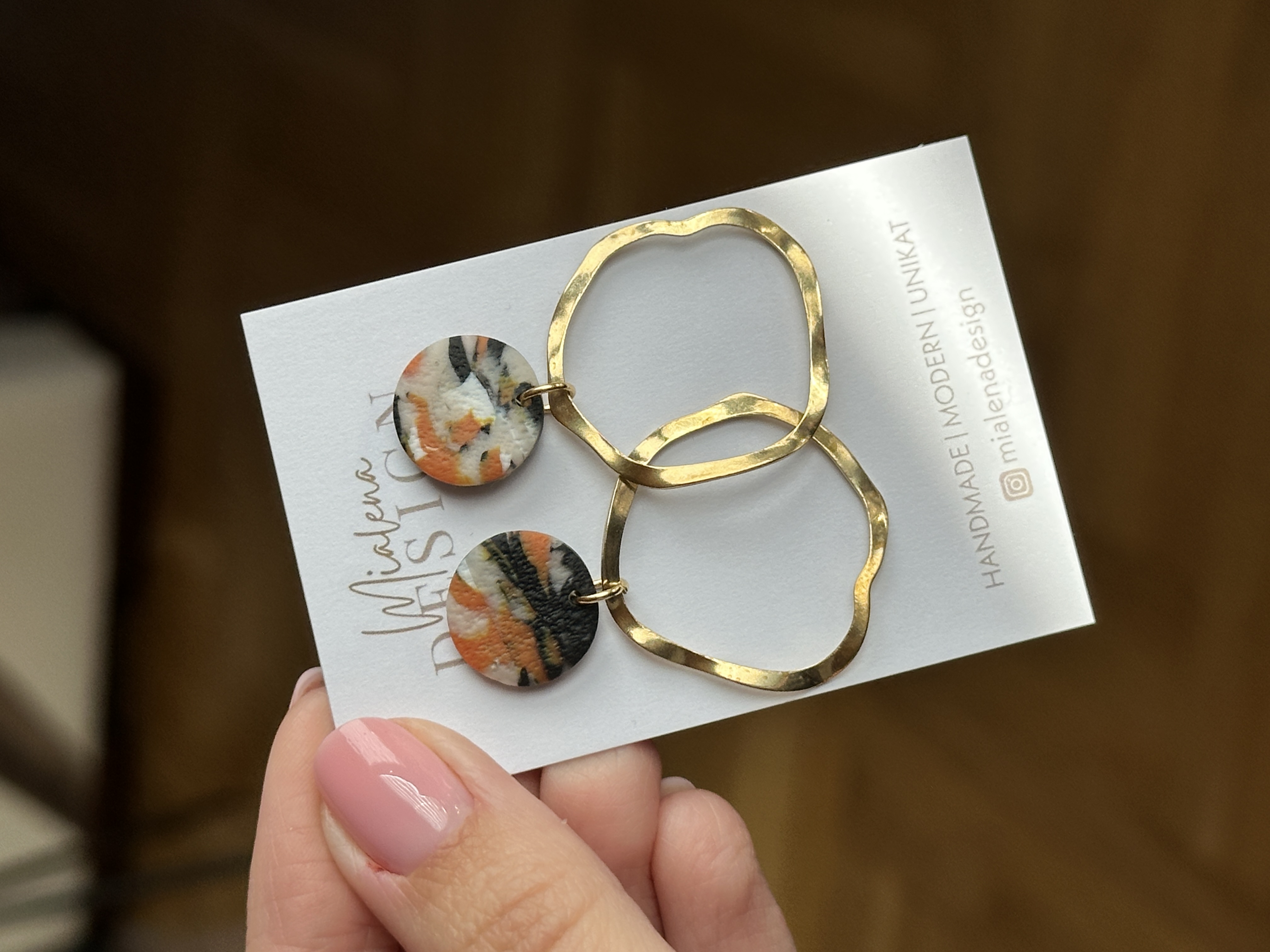 Handgemachte Statement-Ohrringe