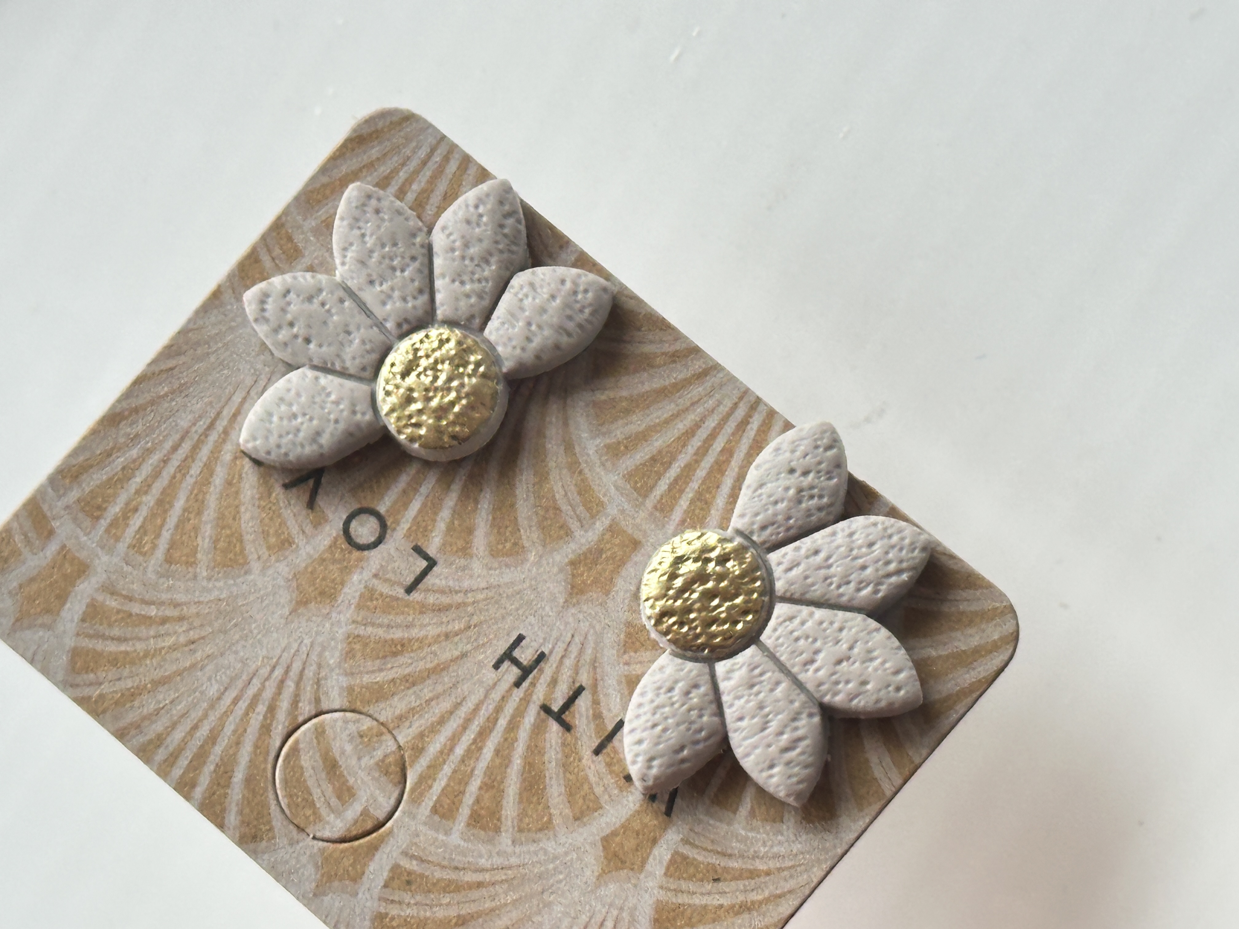 Blaue Blumen Ohrstecker