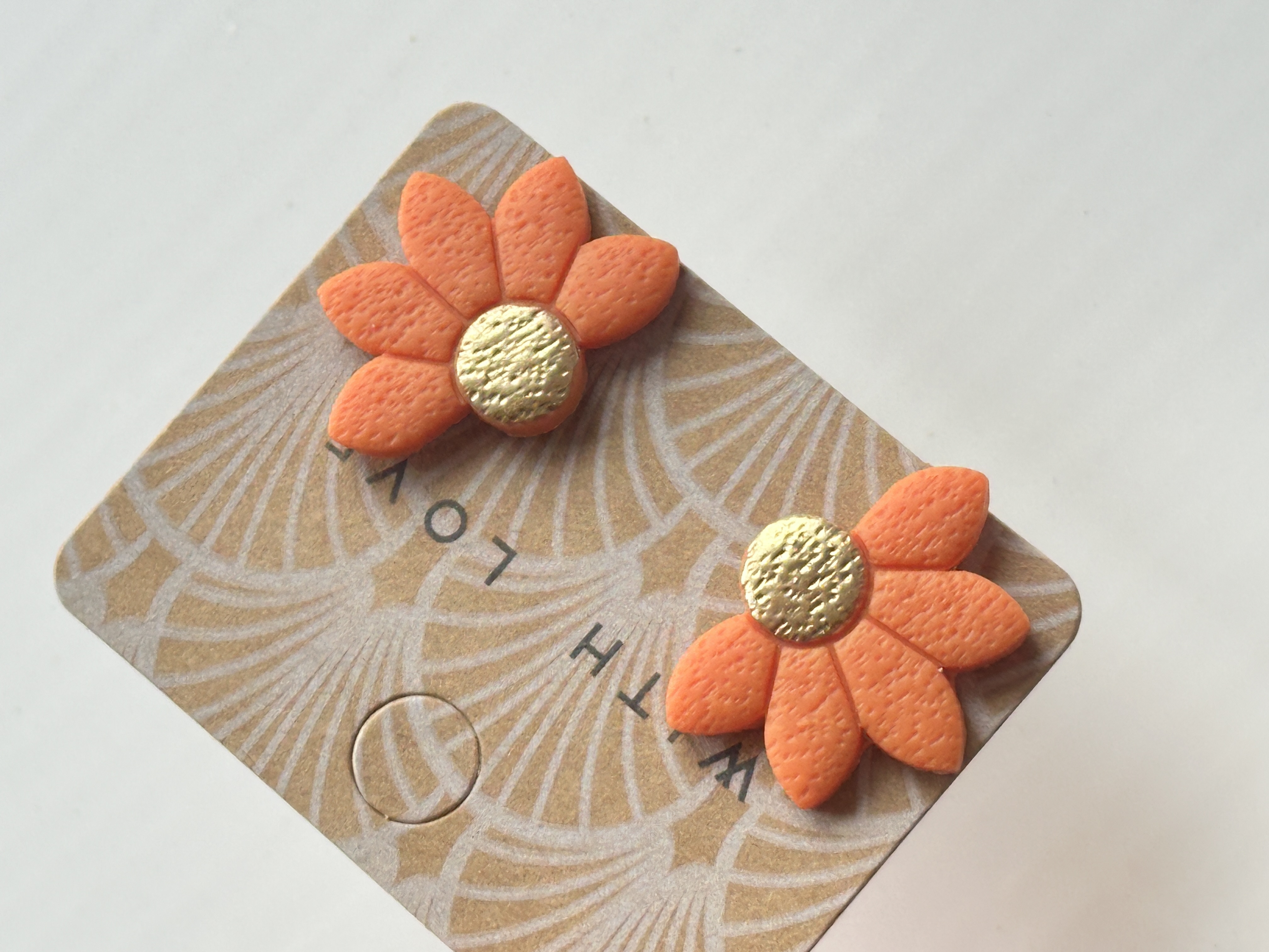 Blaue Blumen Ohrstecker