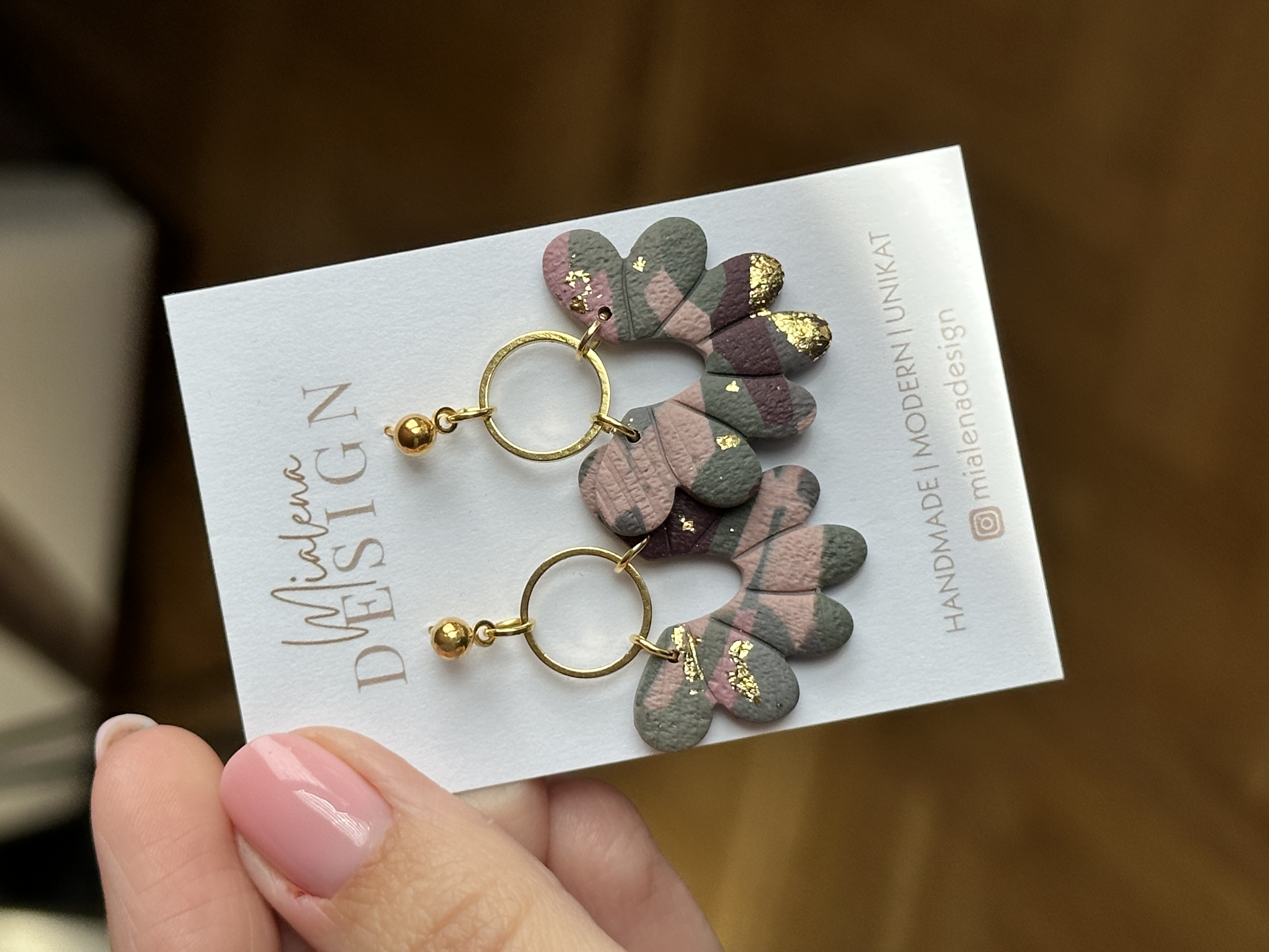 Handgemachte Statement-Ohrringe