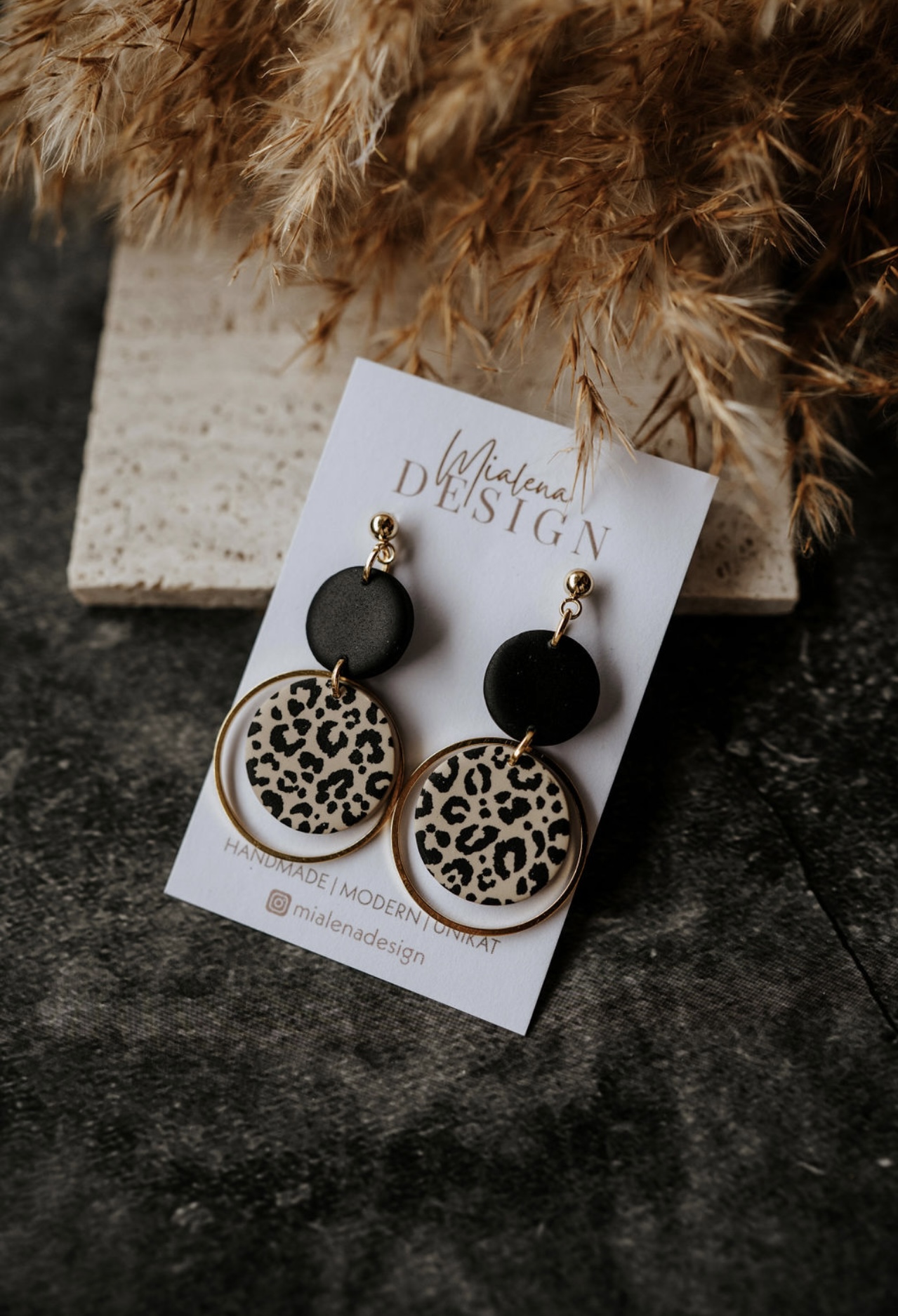 Leoparden-Ohrringe