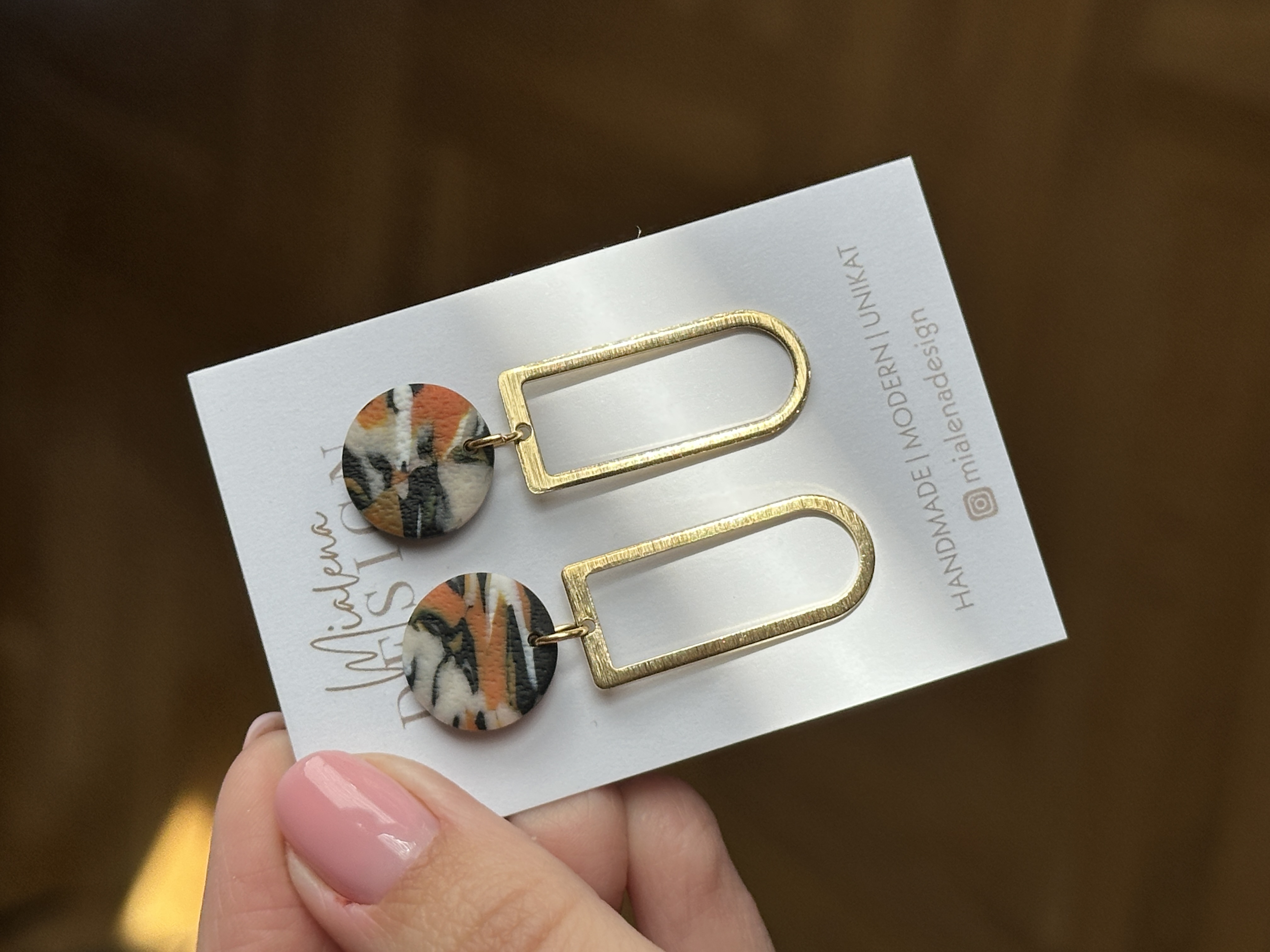 Handgemachte Statement-Ohrringe