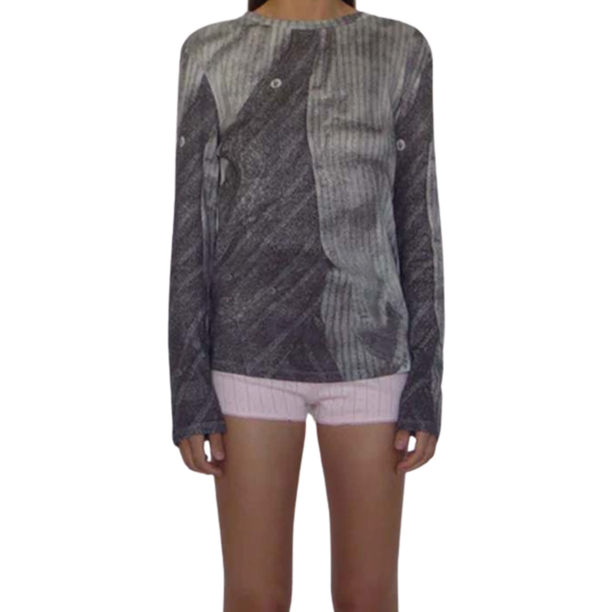 Paloma Wool Amos Long Sleeve T-Shirt- Grey 