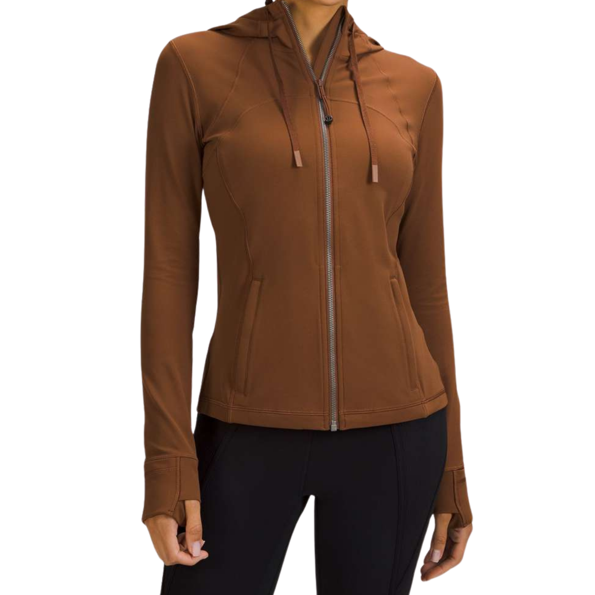 LuluLemon Define Hooded Jacket Nulu- Roasted Brown