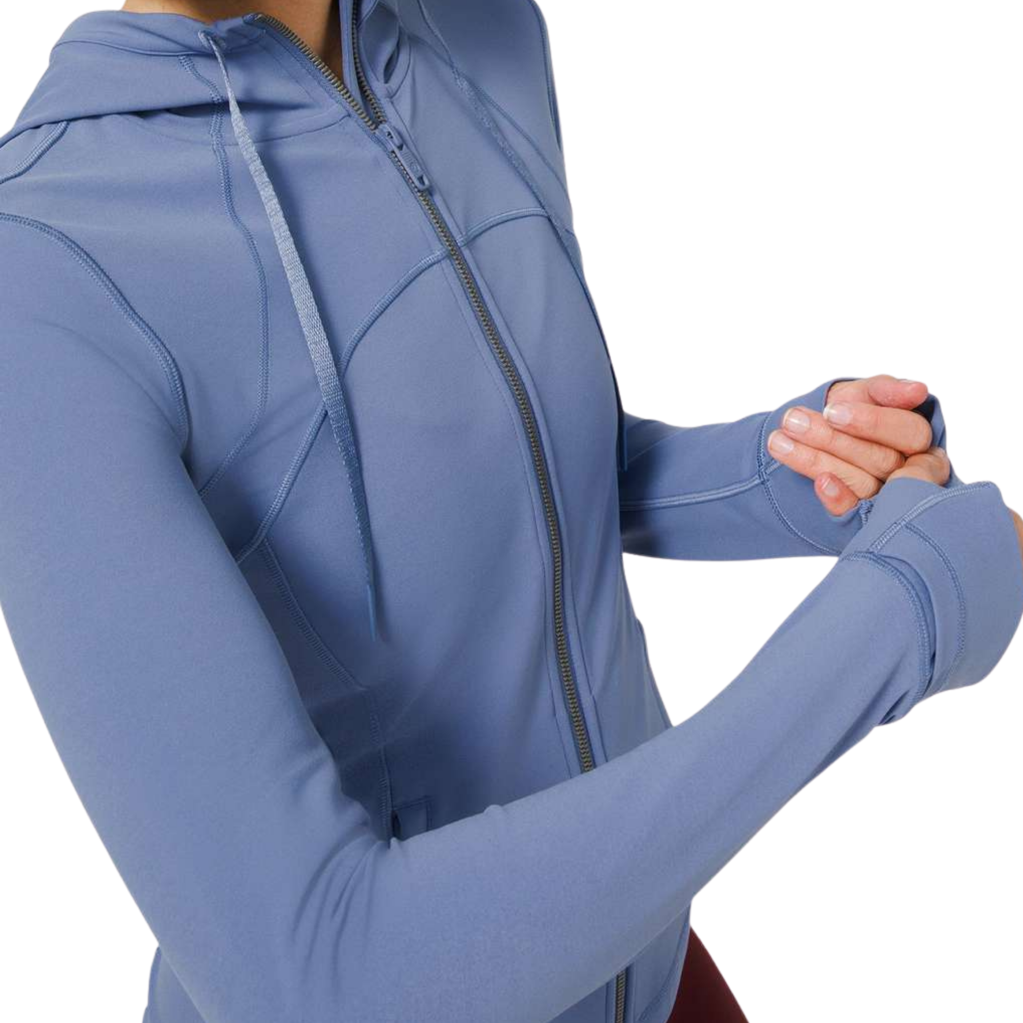 LuluLemon Define Hooded Jacket Nulu- Washed Denim