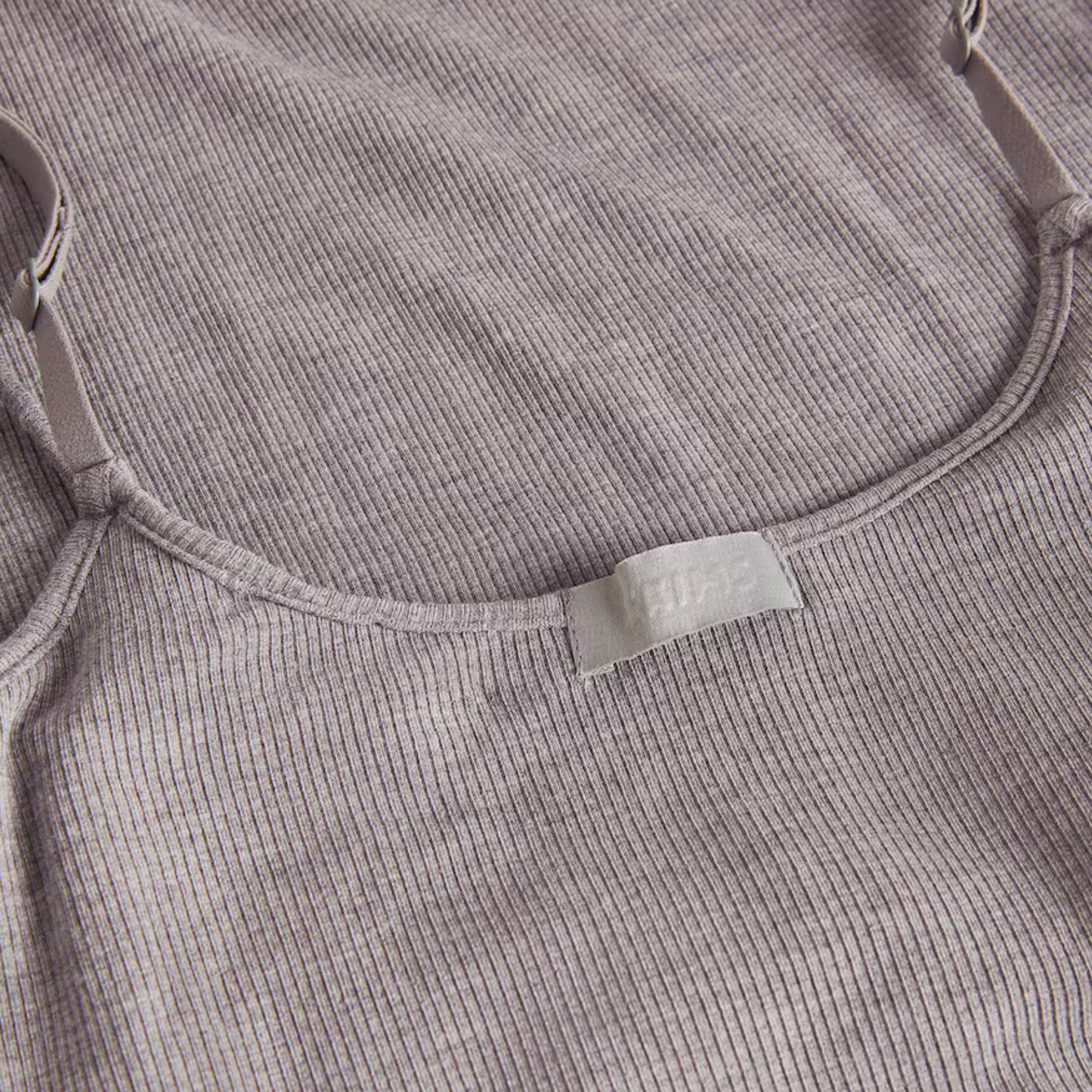 SKIMS Soft Lounge Long Slip Dress- Heather Grey 