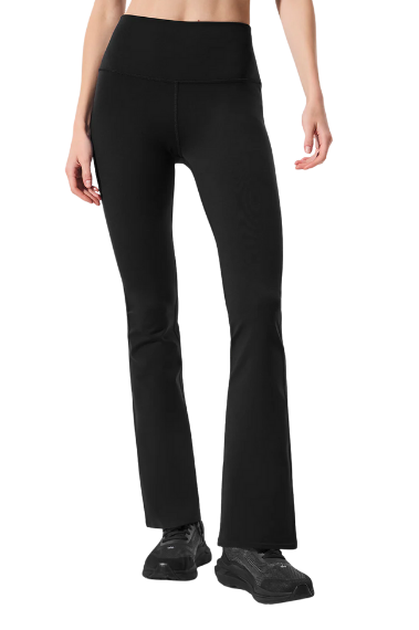 Alo Yoga Airbrush High-Waist 7/8 Bootcut Legging Black 
