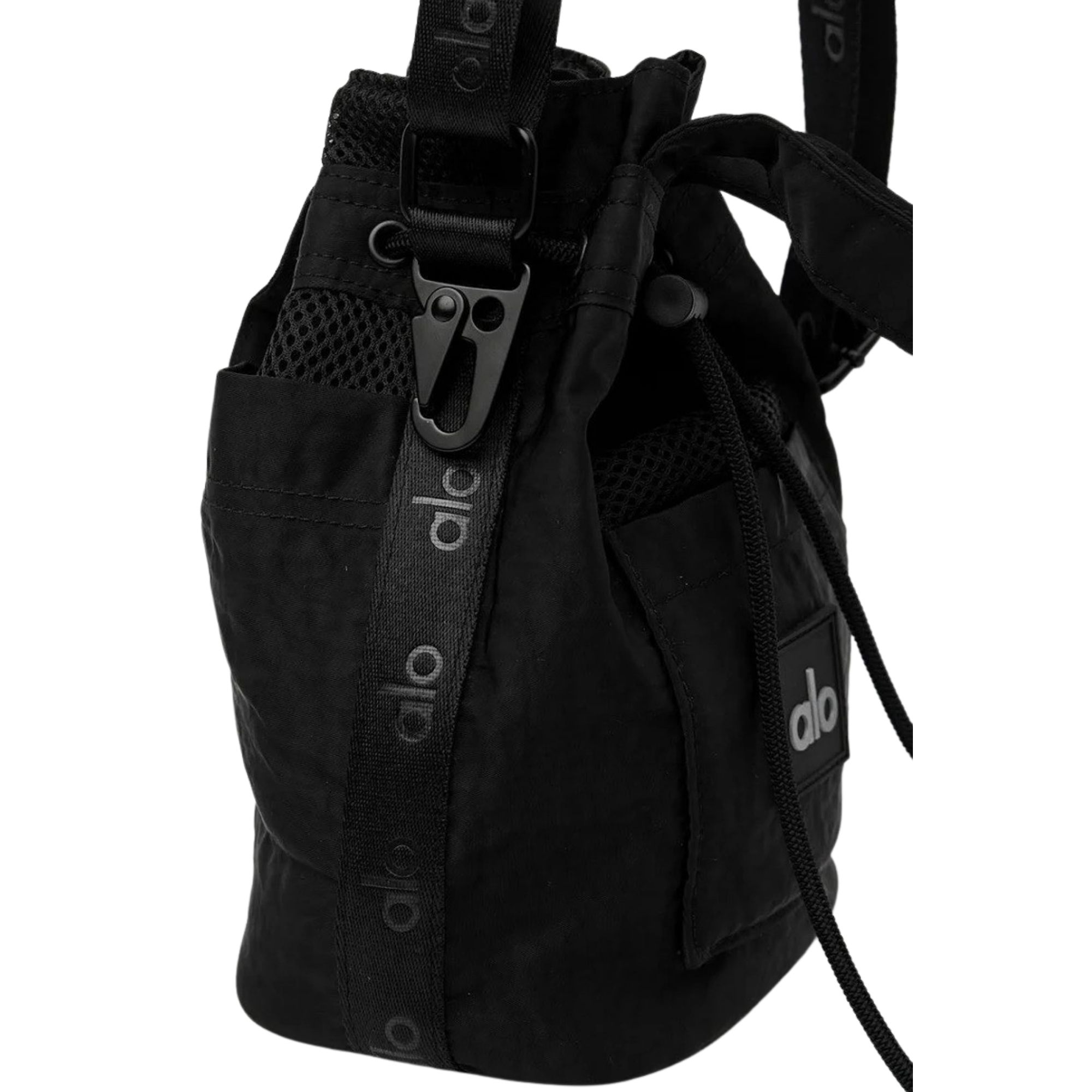 Alo Yoga Cross Body Bucket Bag- Black