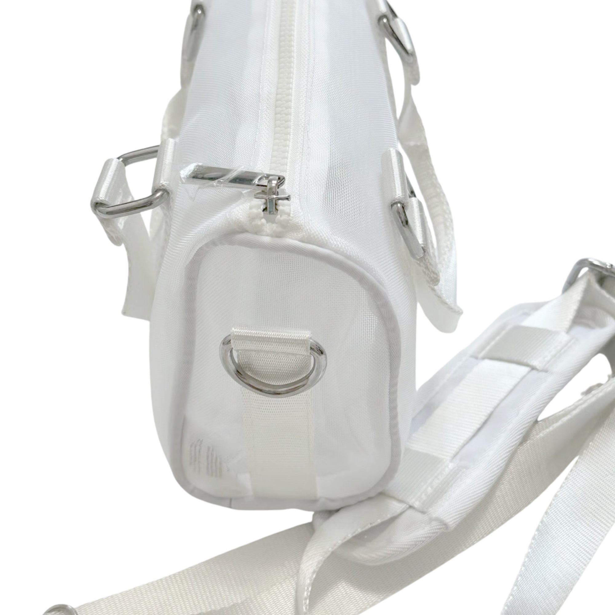 Alo Yoga Mini Sheer Duffle Bag- White