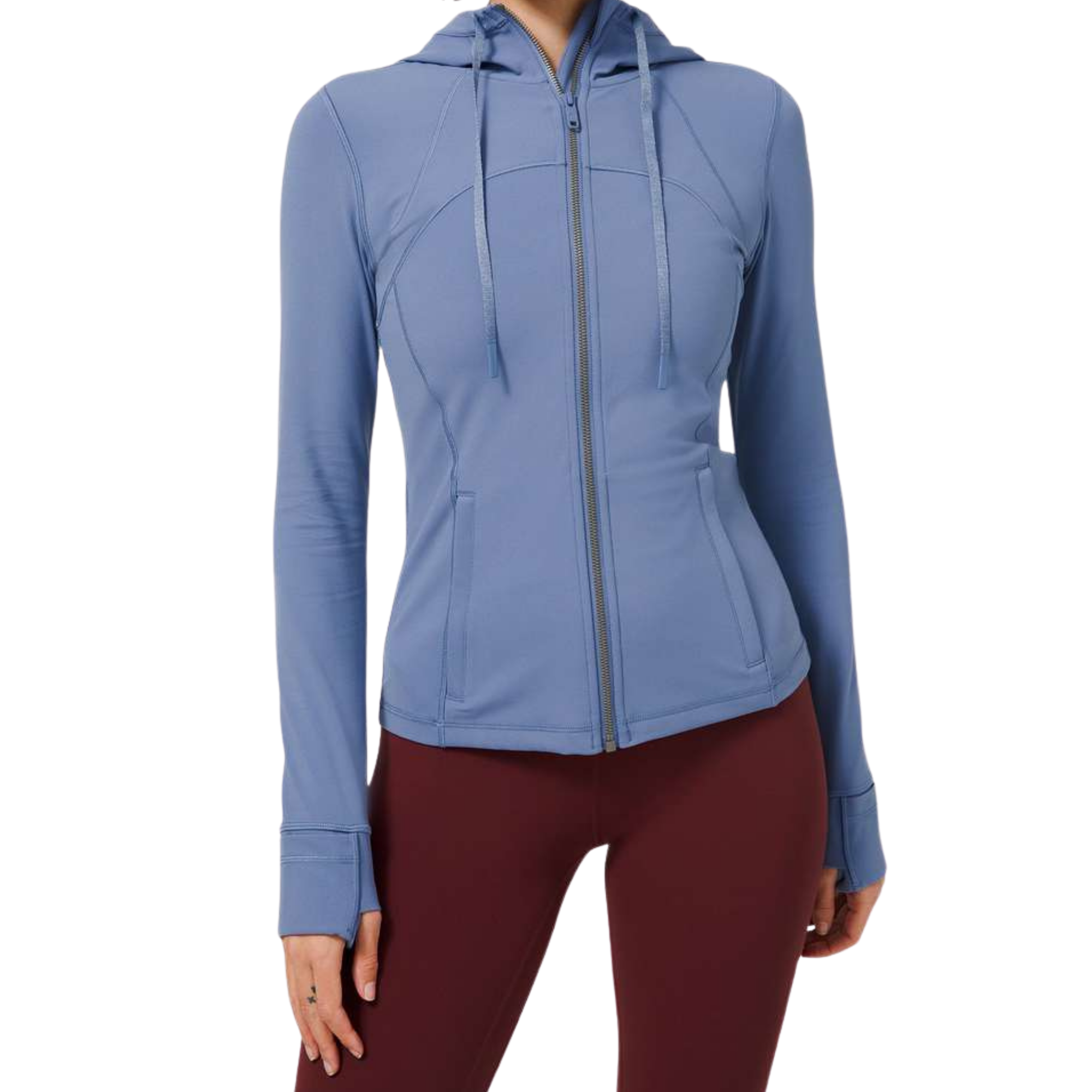 LuluLemon Define Hooded Jacket Nulu- Washed Denim