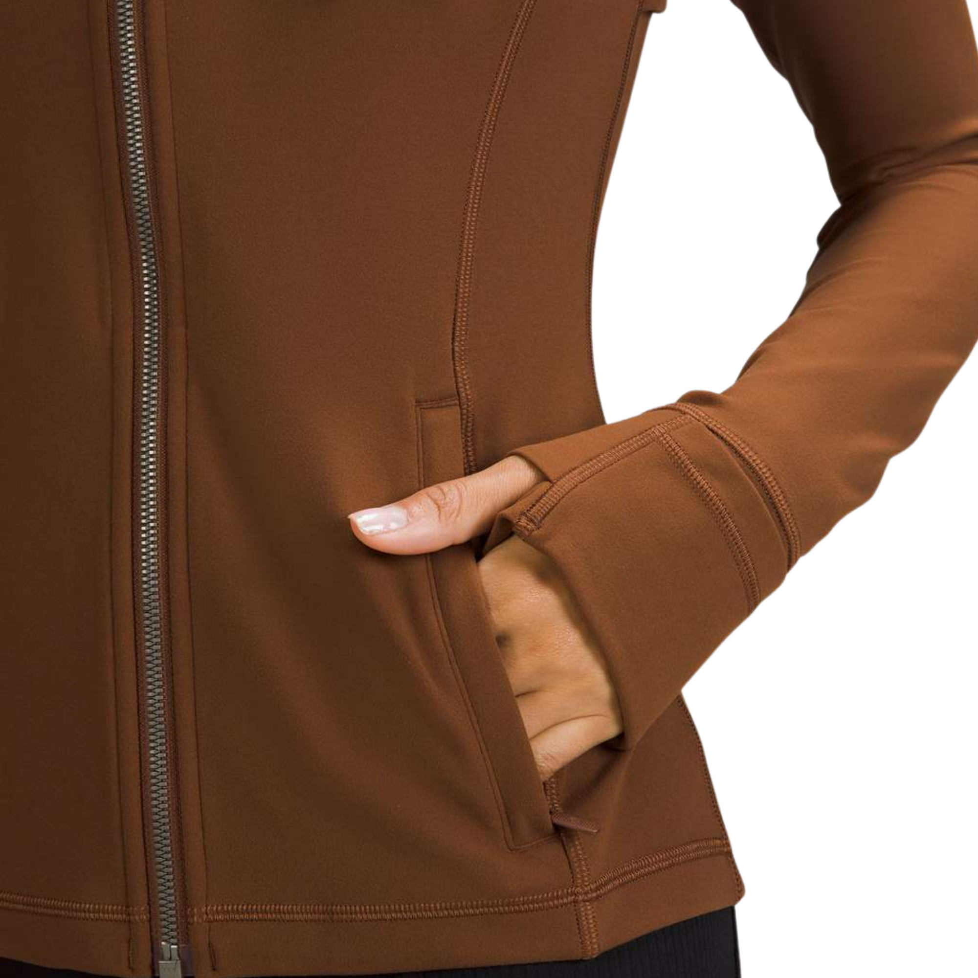 LuluLemon Define Hooded Jacket Nulu- Roasted Brown