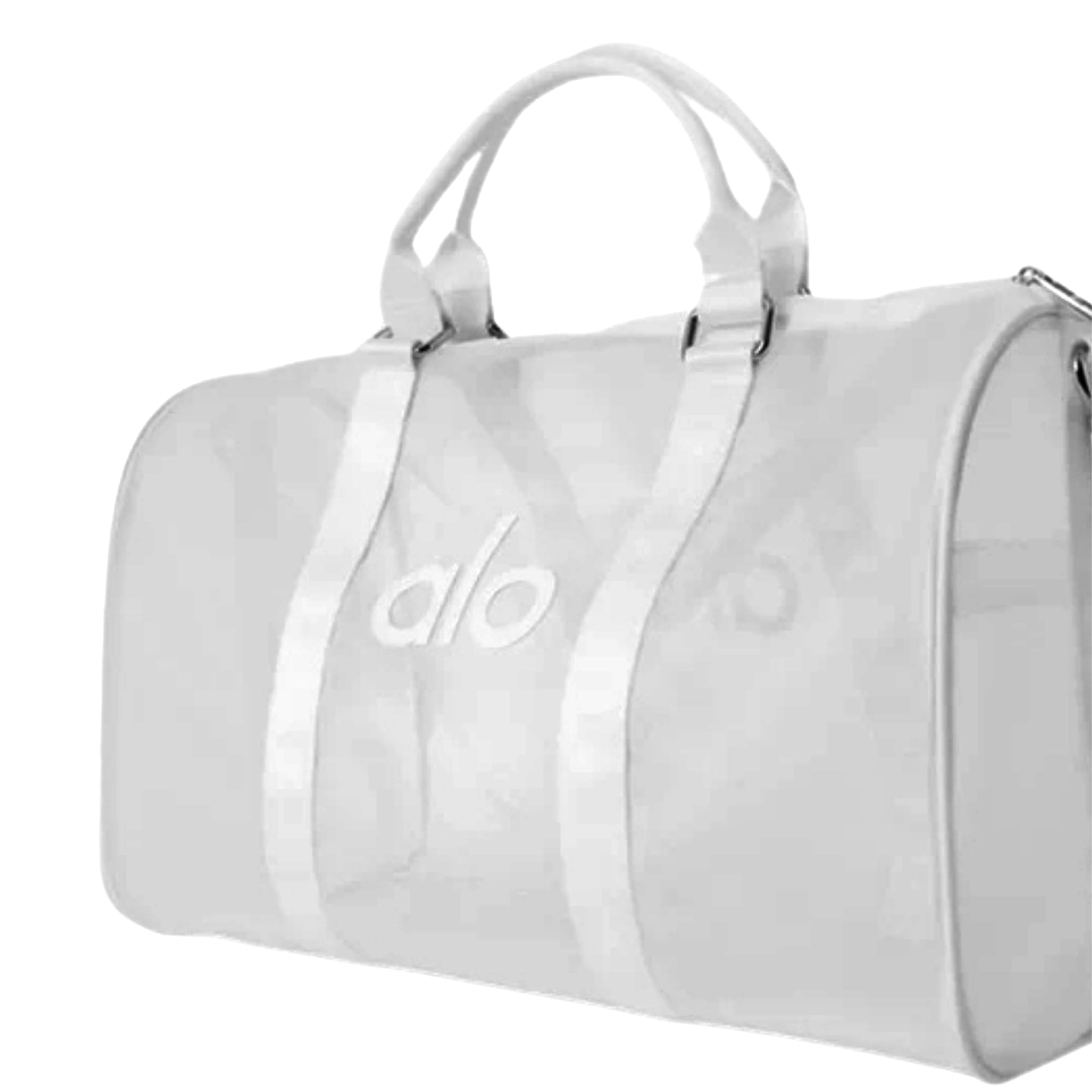Alo Yoga Sheer Duffle Bag- White