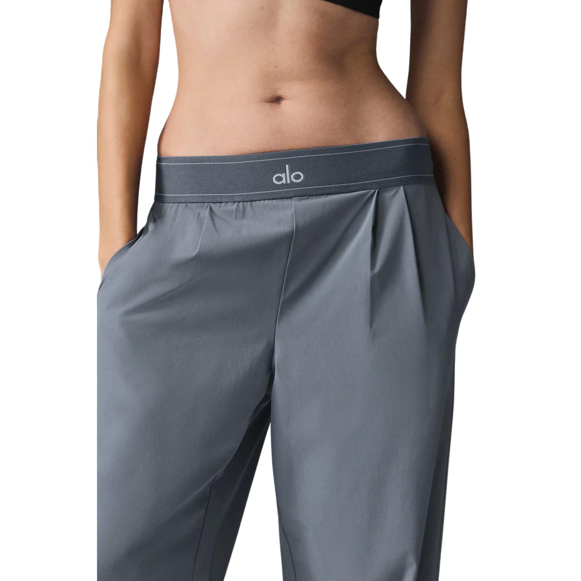 Alo Yoga Suit Up Trousers Steel Grey (Regular)