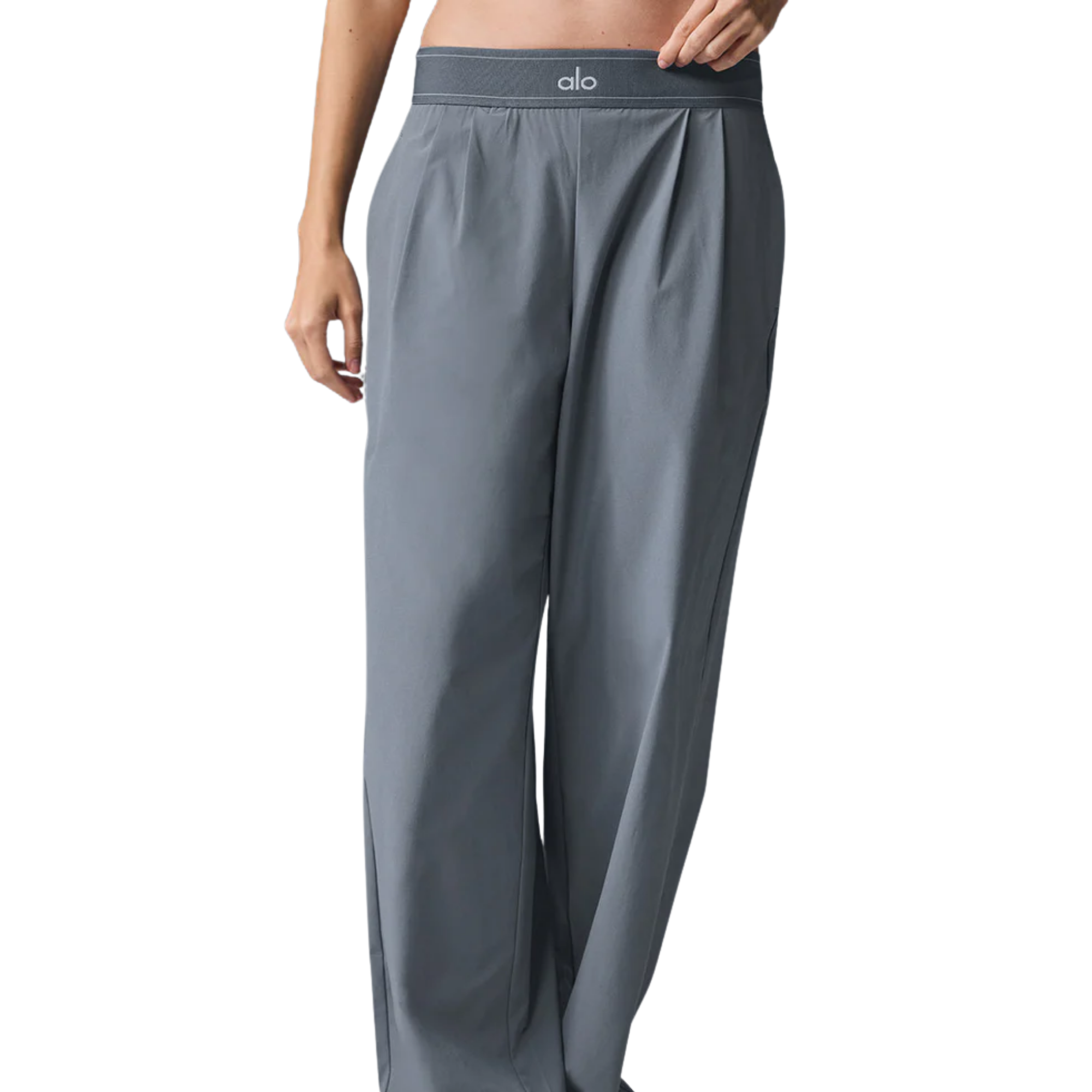 Alo Yoga Suit Up Trousers Steel Grey (Regular)