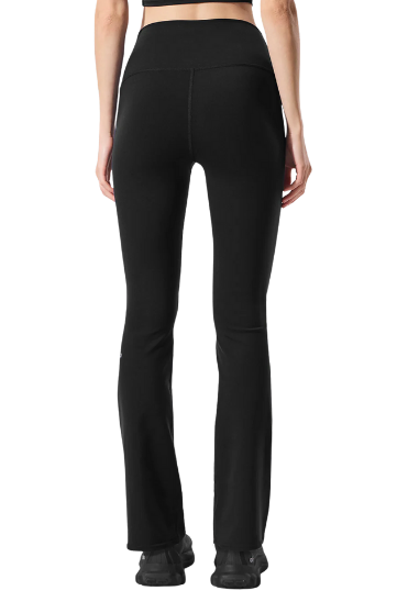 Alo Yoga Airbrush High-Waist 7/8 Bootcut Legging Black 