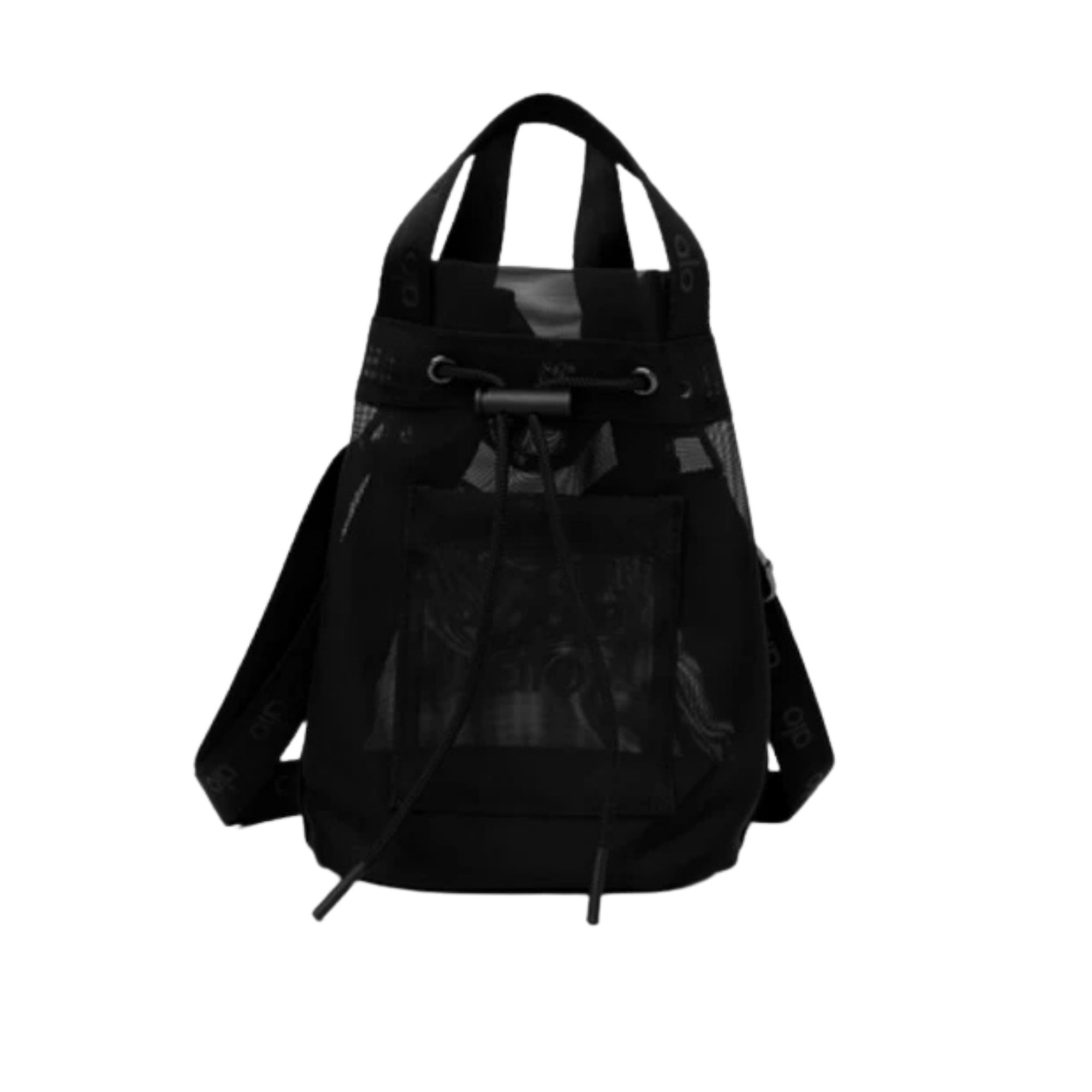 Alo Yoga Sheer Cross Body Bucket Bag- Black 